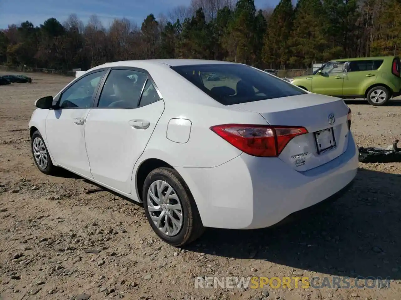 3 Photograph of a damaged car 2T1BURHE1KC222671 TOYOTA COROLLA 2019