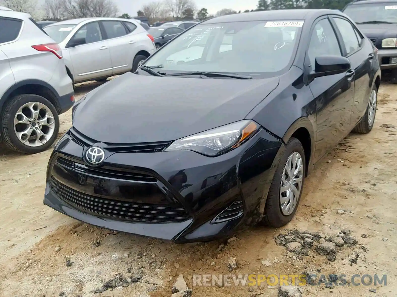 2 Photograph of a damaged car 2T1BURHE1KC222864 TOYOTA COROLLA 2019