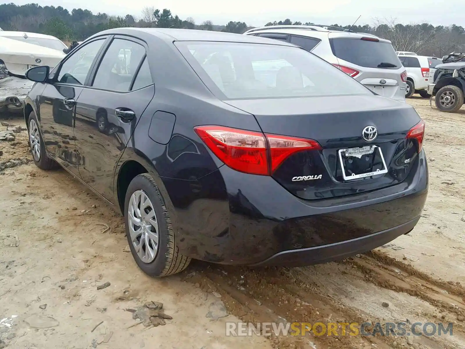 3 Photograph of a damaged car 2T1BURHE1KC222864 TOYOTA COROLLA 2019