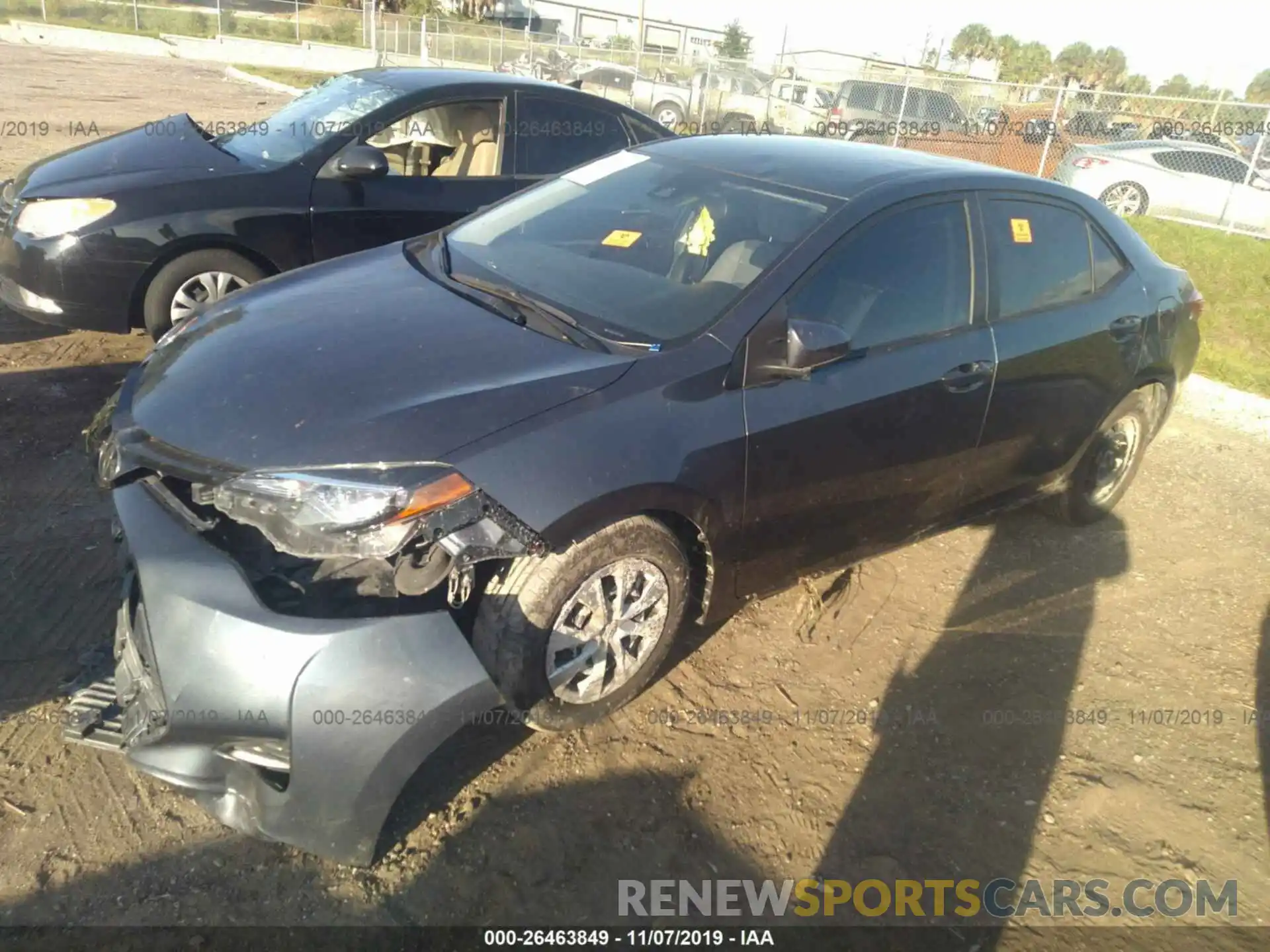 2 Photograph of a damaged car 2T1BURHE1KC222878 TOYOTA COROLLA 2019