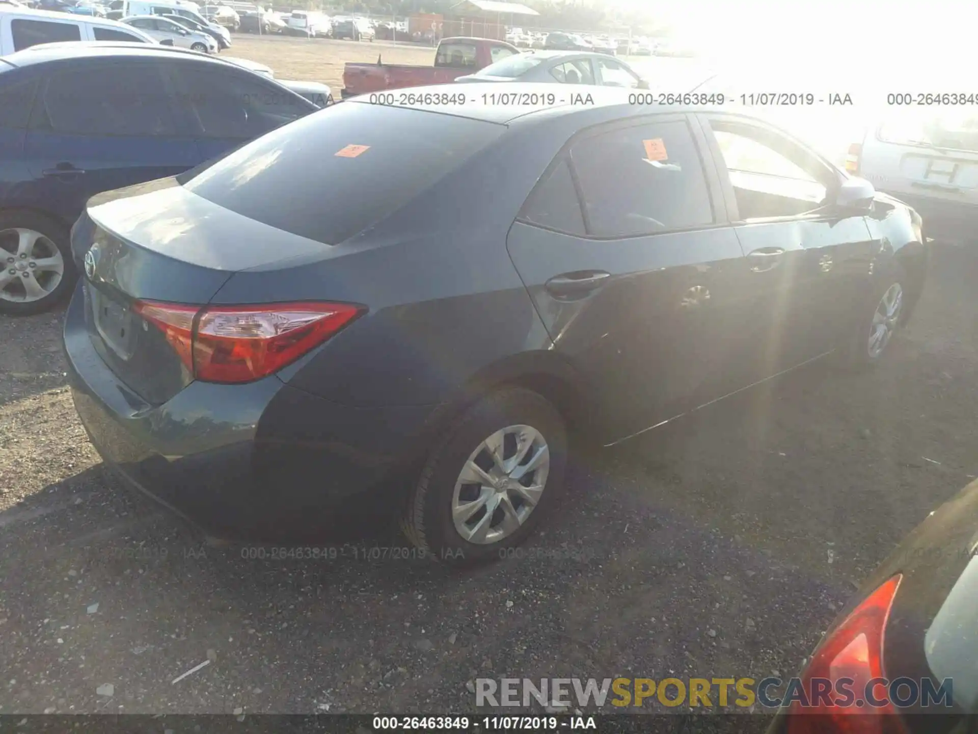 4 Photograph of a damaged car 2T1BURHE1KC222878 TOYOTA COROLLA 2019