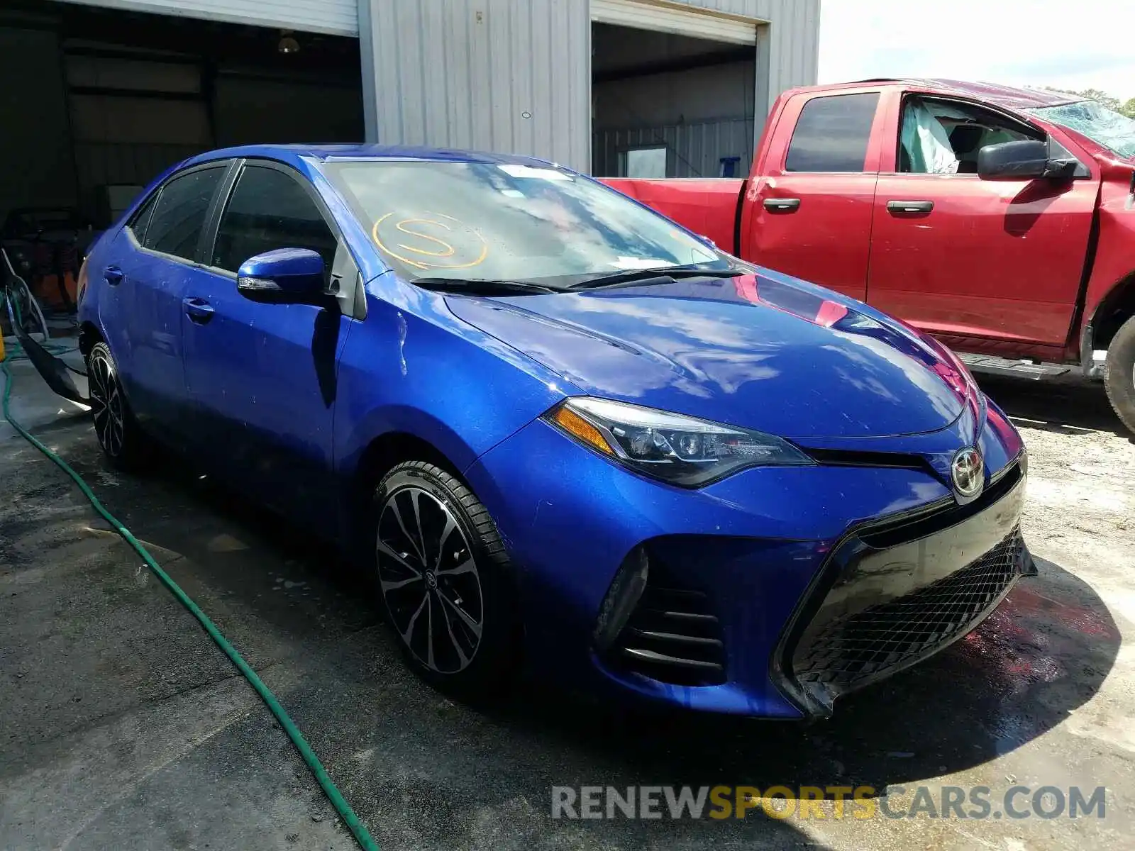 1 Photograph of a damaged car 2T1BURHE1KC224307 TOYOTA COROLLA 2019