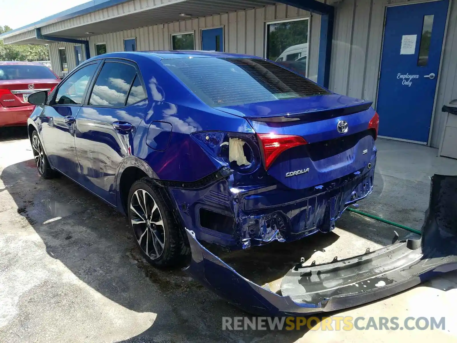 3 Photograph of a damaged car 2T1BURHE1KC224307 TOYOTA COROLLA 2019