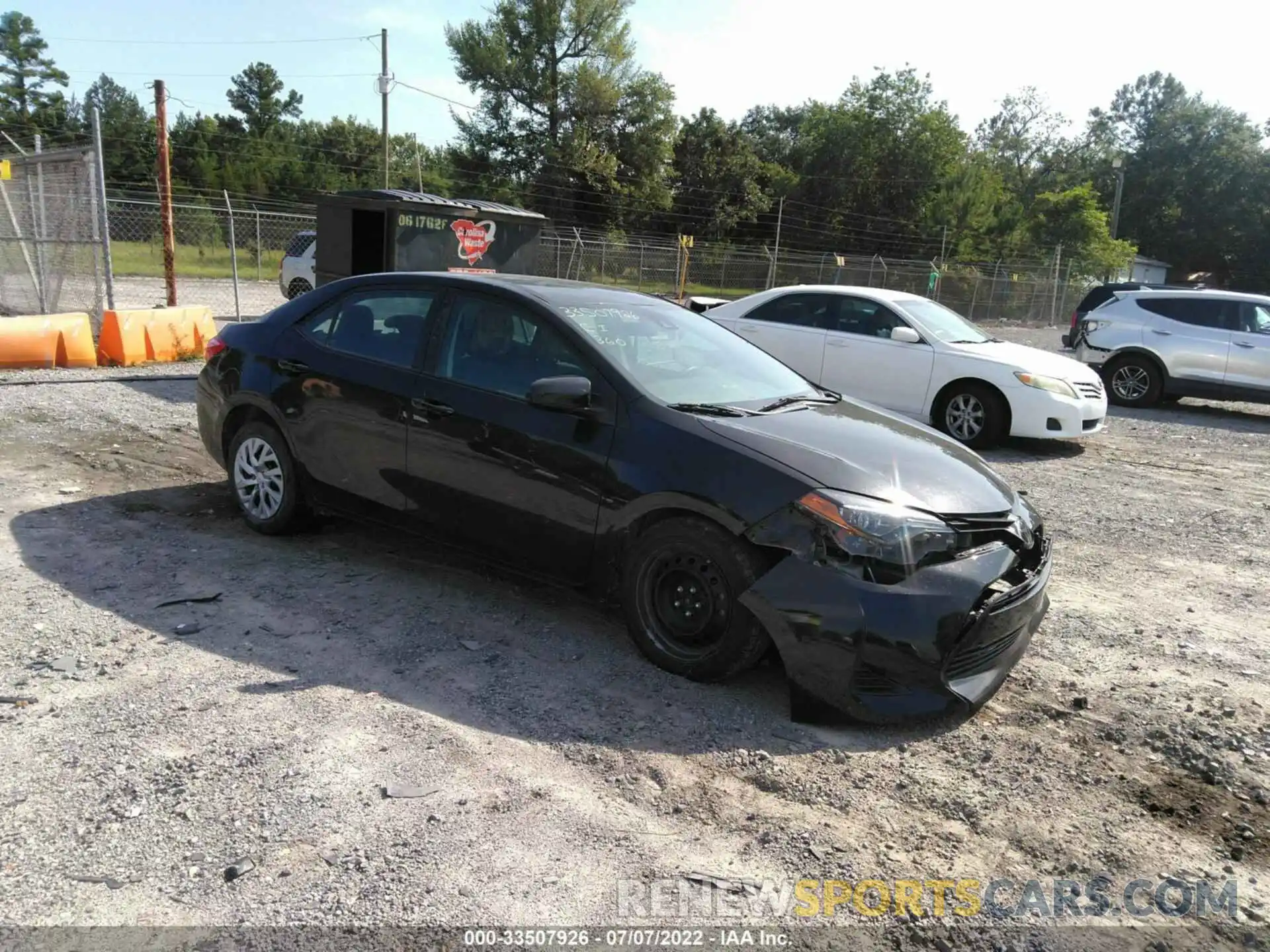 1 Photograph of a damaged car 2T1BURHE1KC224761 TOYOTA COROLLA 2019