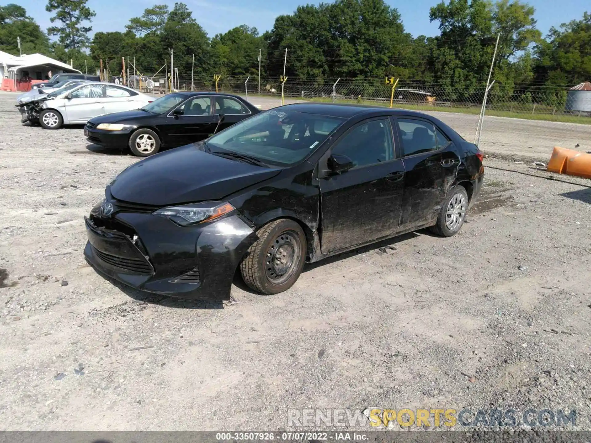 2 Photograph of a damaged car 2T1BURHE1KC224761 TOYOTA COROLLA 2019