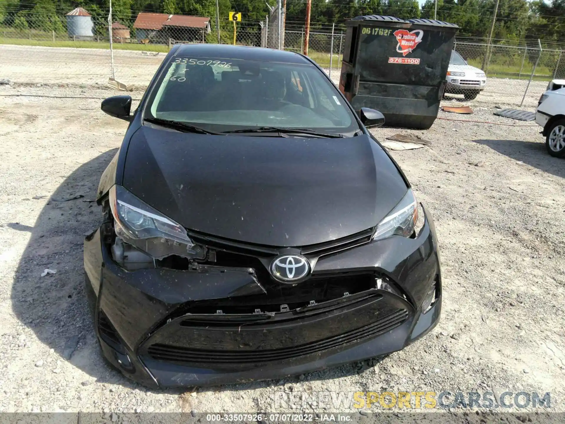 6 Photograph of a damaged car 2T1BURHE1KC224761 TOYOTA COROLLA 2019