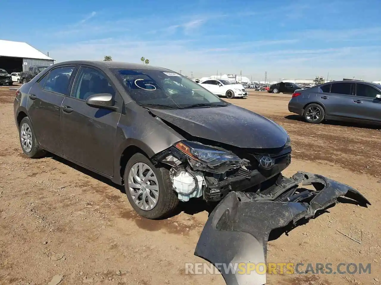 1 Photograph of a damaged car 2T1BURHE1KC224792 TOYOTA COROLLA 2019