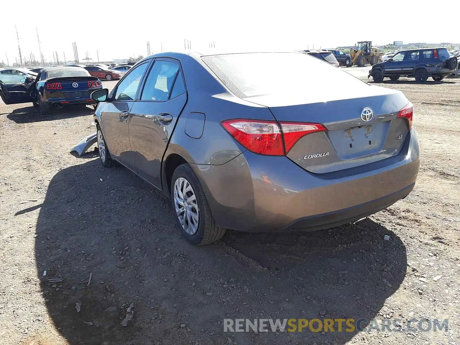 3 Photograph of a damaged car 2T1BURHE1KC224792 TOYOTA COROLLA 2019