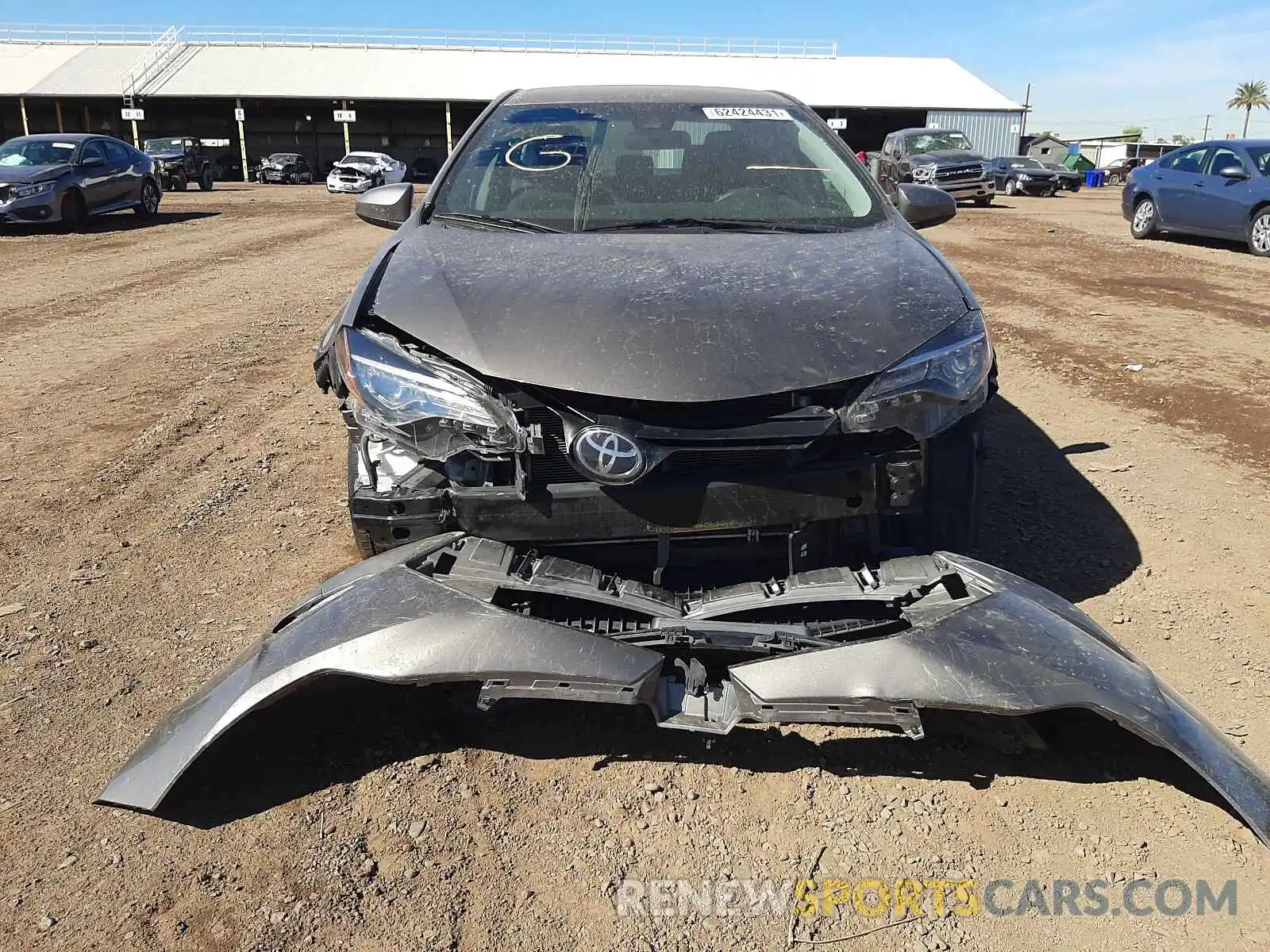 9 Photograph of a damaged car 2T1BURHE1KC224792 TOYOTA COROLLA 2019