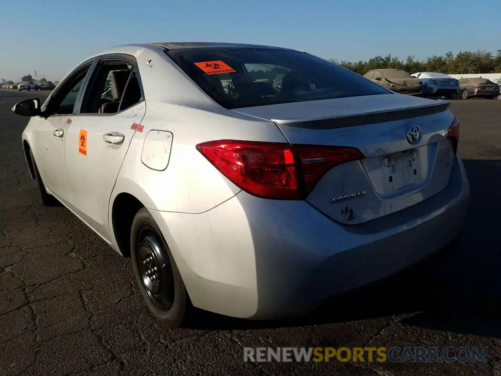 3 Photograph of a damaged car 2T1BURHE1KC225389 TOYOTA COROLLA 2019