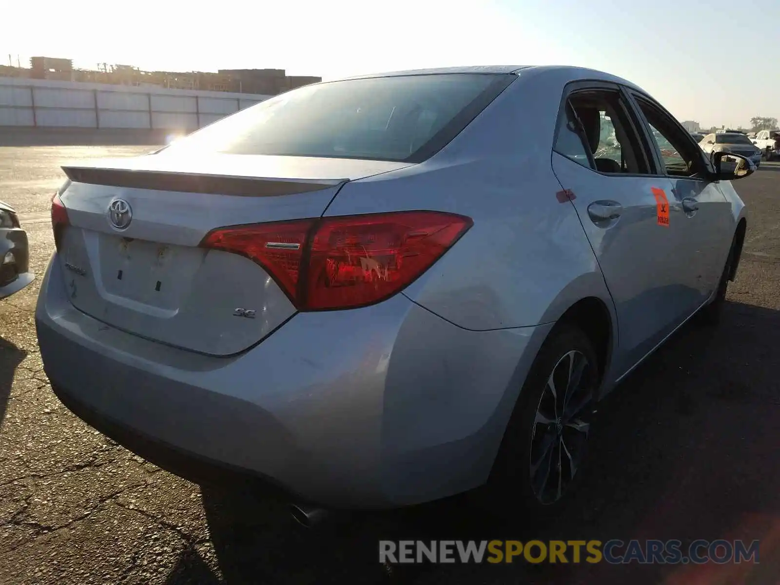 4 Photograph of a damaged car 2T1BURHE1KC225389 TOYOTA COROLLA 2019