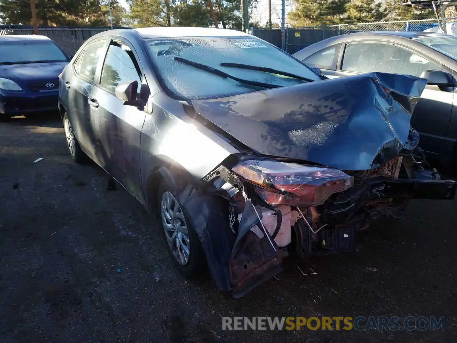 1 Photograph of a damaged car 2T1BURHE1KC225392 TOYOTA COROLLA 2019