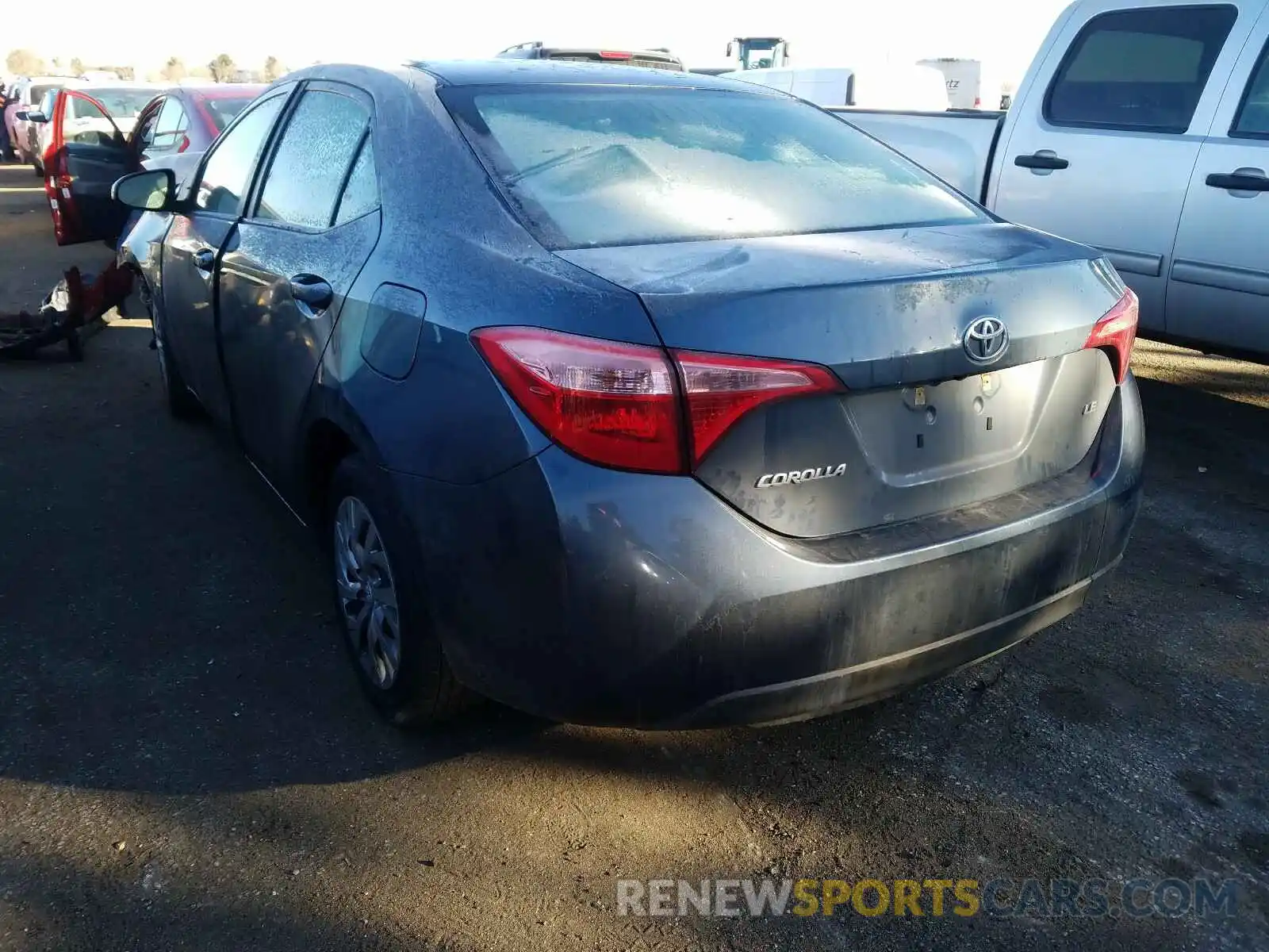 3 Photograph of a damaged car 2T1BURHE1KC225392 TOYOTA COROLLA 2019