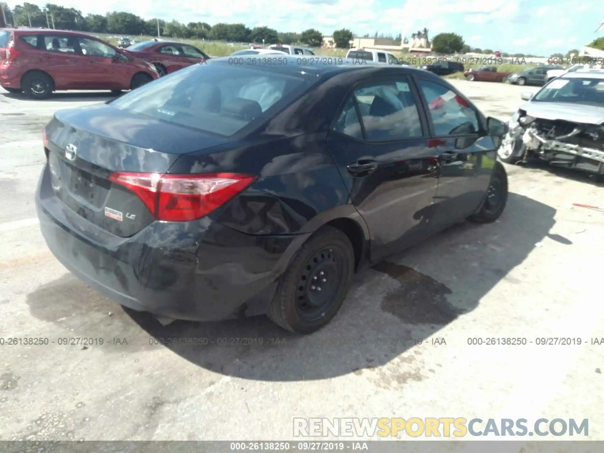 4 Photograph of a damaged car 2T1BURHE1KC225828 TOYOTA COROLLA 2019