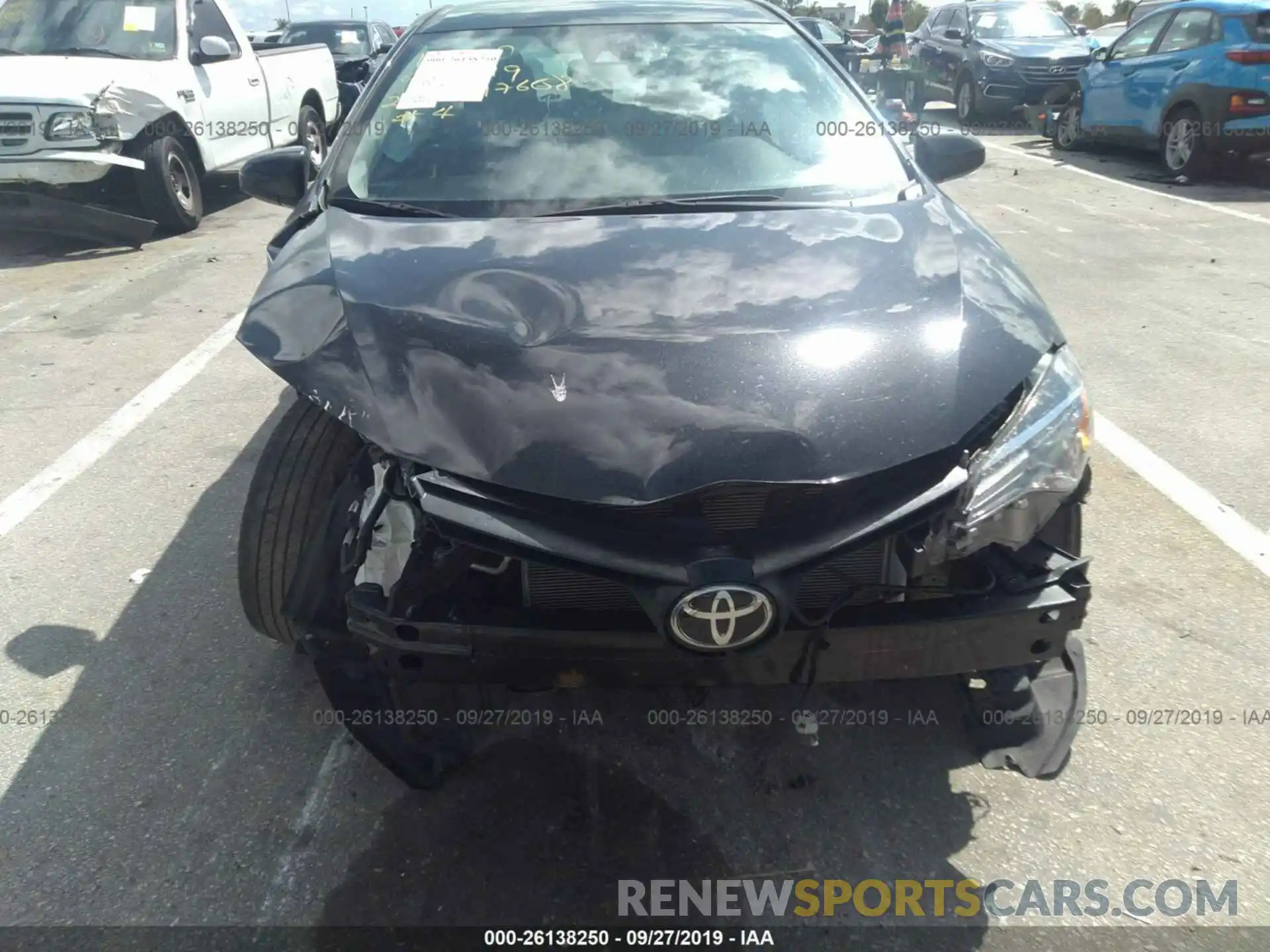 6 Photograph of a damaged car 2T1BURHE1KC225828 TOYOTA COROLLA 2019