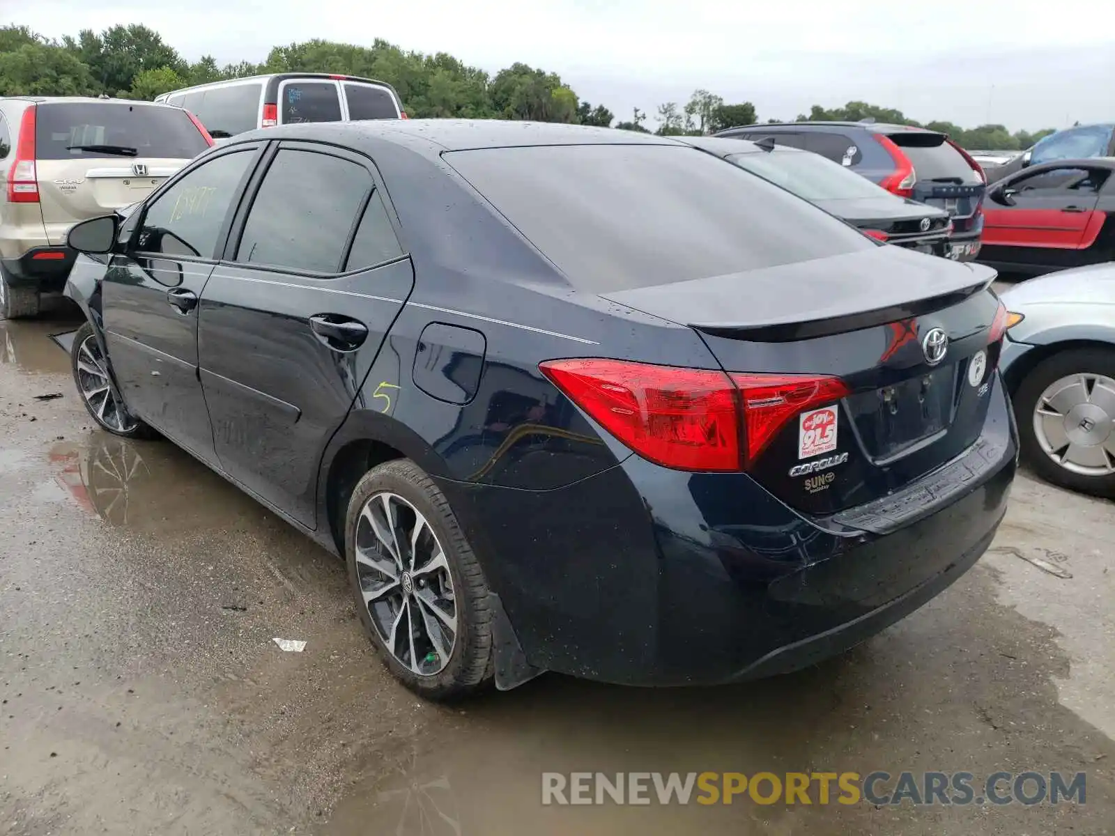 3 Photograph of a damaged car 2T1BURHE1KC225845 TOYOTA COROLLA 2019