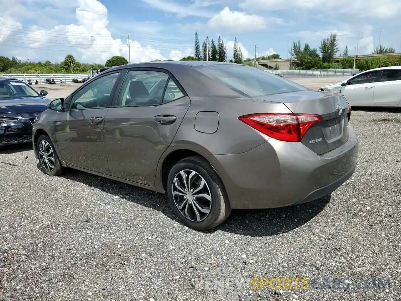 3 Photograph of a damaged car 2T1BURHE1KC225957 TOYOTA COROLLA 2019