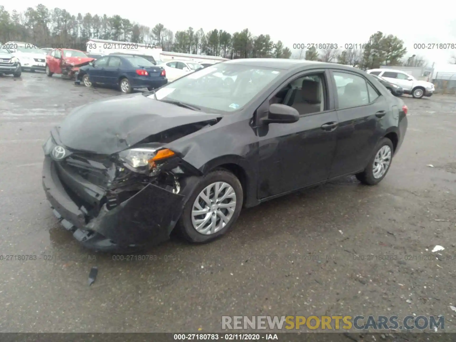 2 Photograph of a damaged car 2T1BURHE1KC226350 TOYOTA COROLLA 2019