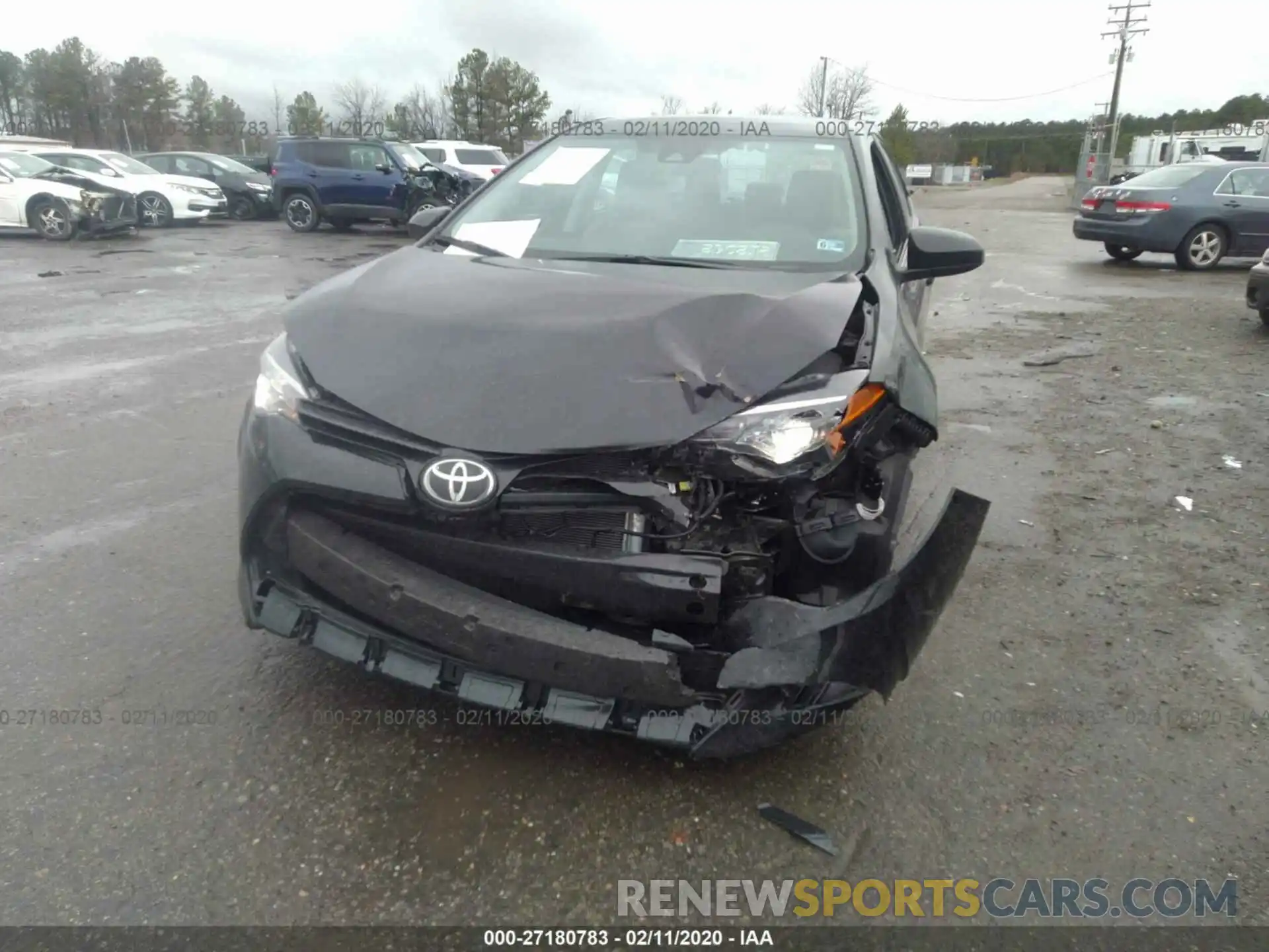 6 Photograph of a damaged car 2T1BURHE1KC226350 TOYOTA COROLLA 2019