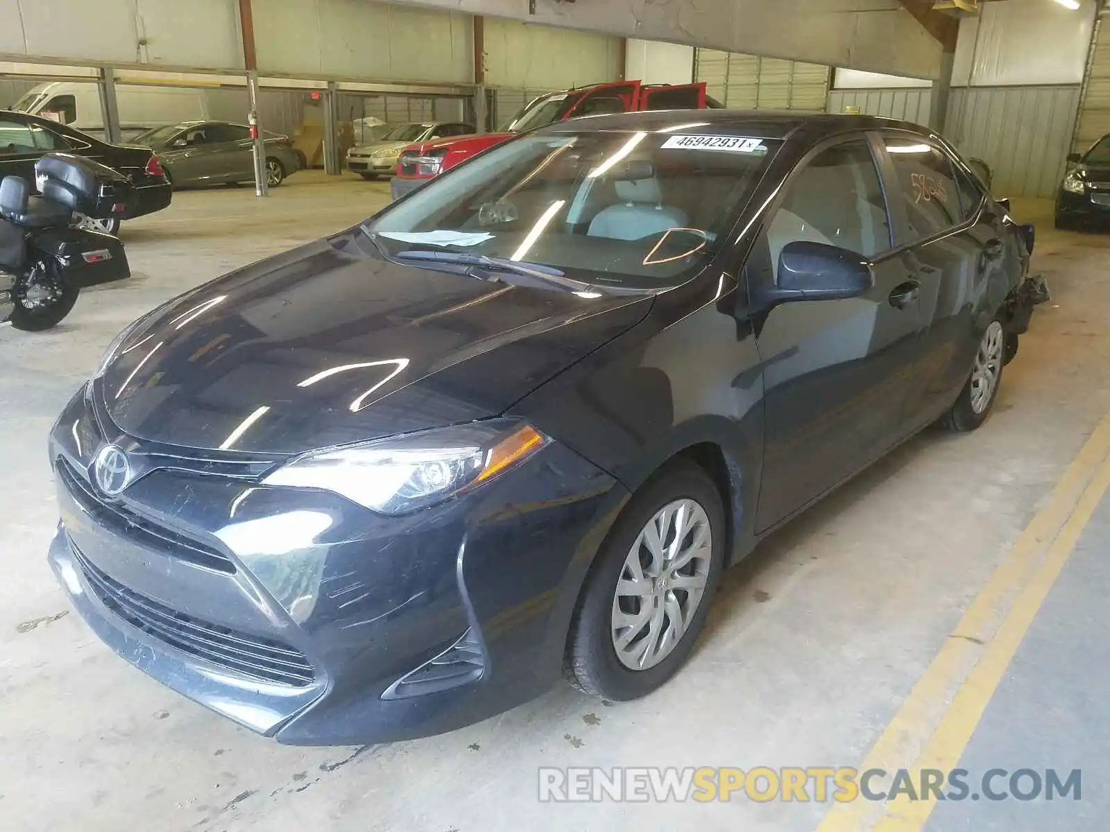 2 Photograph of a damaged car 2T1BURHE1KC226431 TOYOTA COROLLA 2019