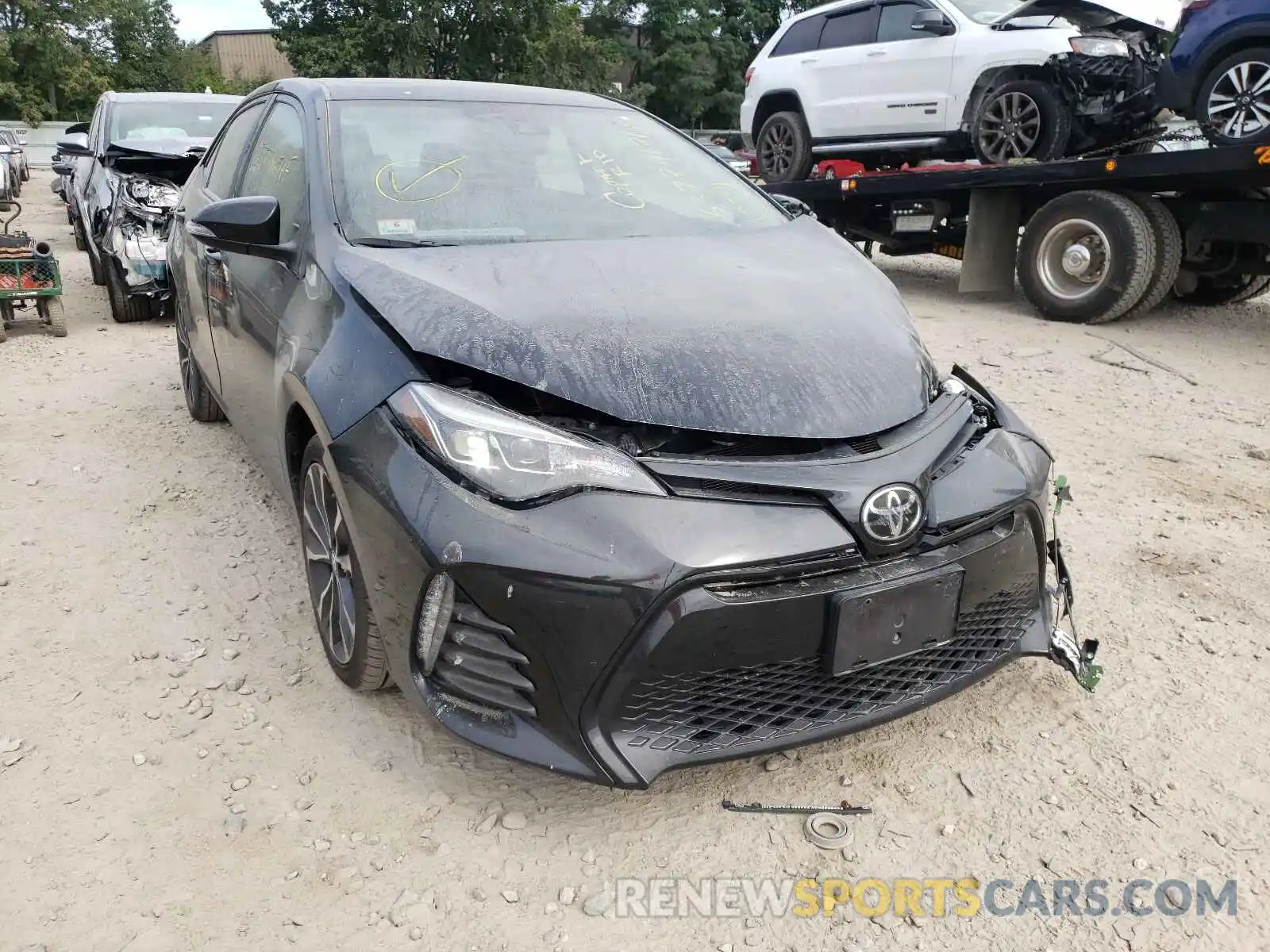 1 Photograph of a damaged car 2T1BURHE1KC226459 TOYOTA COROLLA 2019