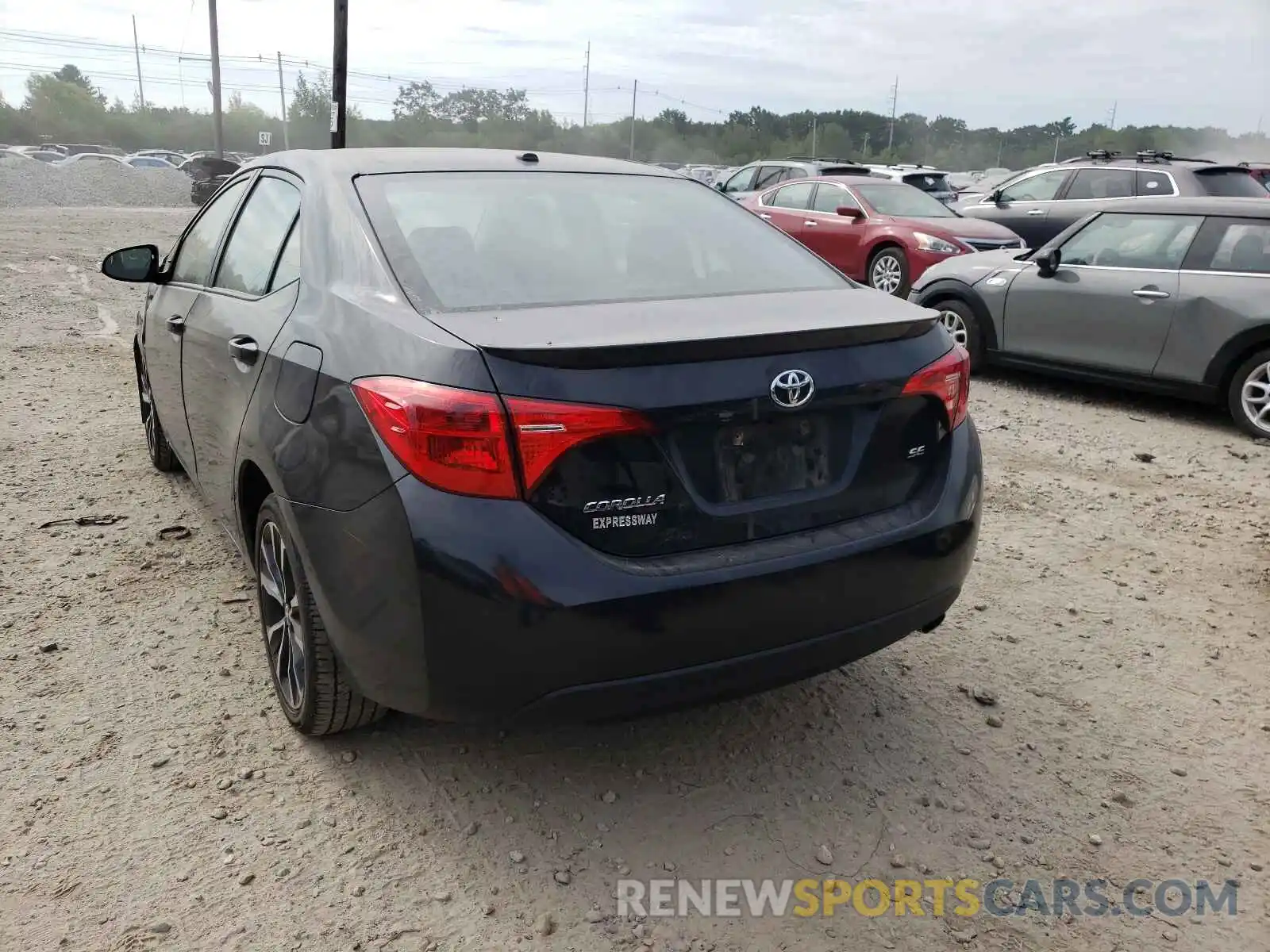 3 Photograph of a damaged car 2T1BURHE1KC226459 TOYOTA COROLLA 2019