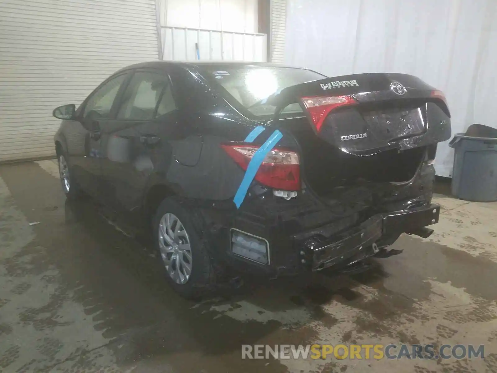 3 Photograph of a damaged car 2T1BURHE1KC226557 TOYOTA COROLLA 2019