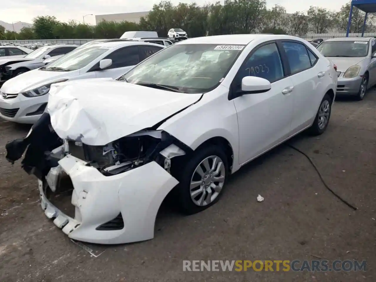 2 Photograph of a damaged car 2T1BURHE1KC226770 TOYOTA COROLLA 2019