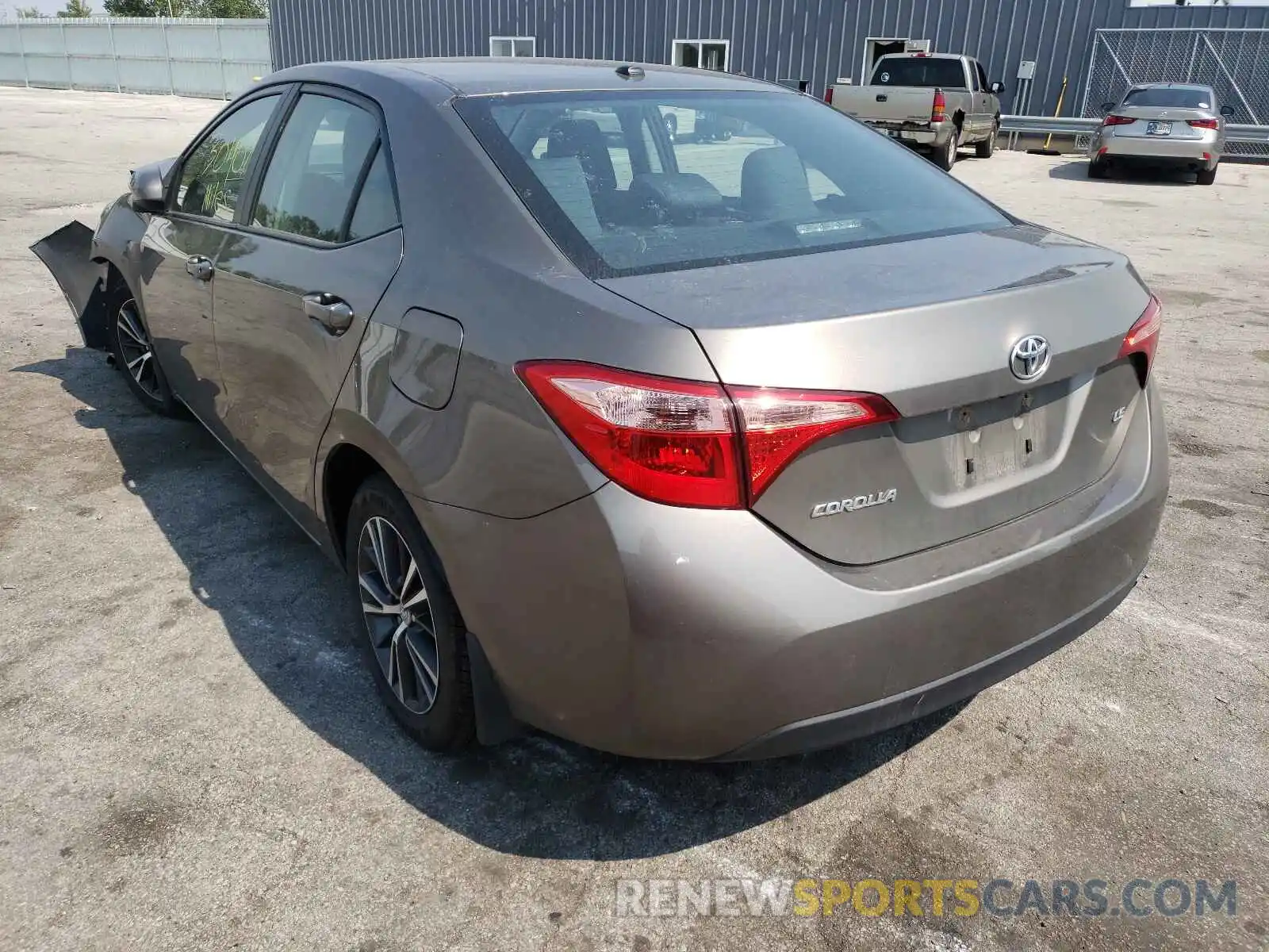 3 Photograph of a damaged car 2T1BURHE1KC227756 TOYOTA COROLLA 2019