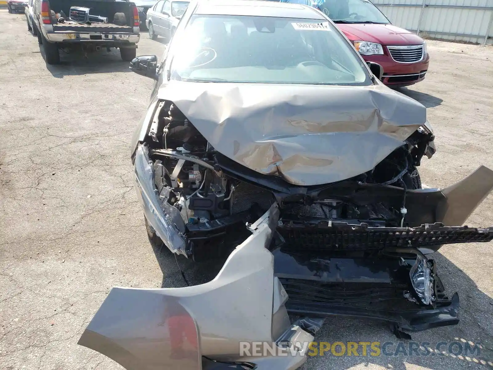 9 Photograph of a damaged car 2T1BURHE1KC227756 TOYOTA COROLLA 2019