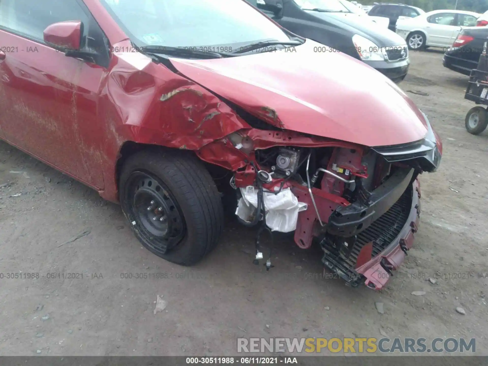 6 Photograph of a damaged car 2T1BURHE1KC227840 TOYOTA COROLLA 2019