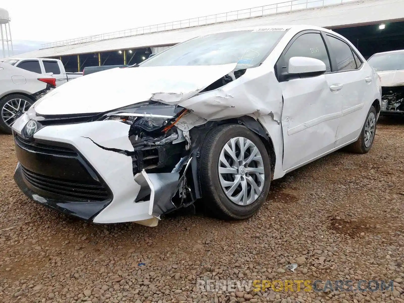 2 Photograph of a damaged car 2T1BURHE1KC228096 TOYOTA COROLLA 2019