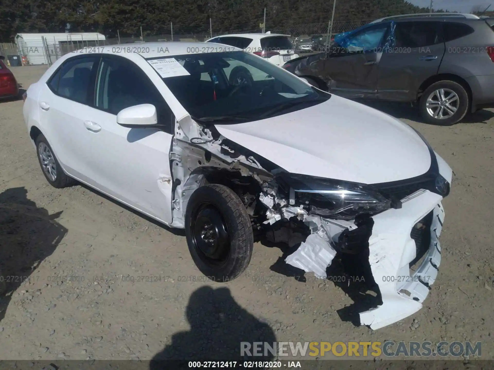 1 Photograph of a damaged car 2T1BURHE1KC228454 TOYOTA COROLLA 2019