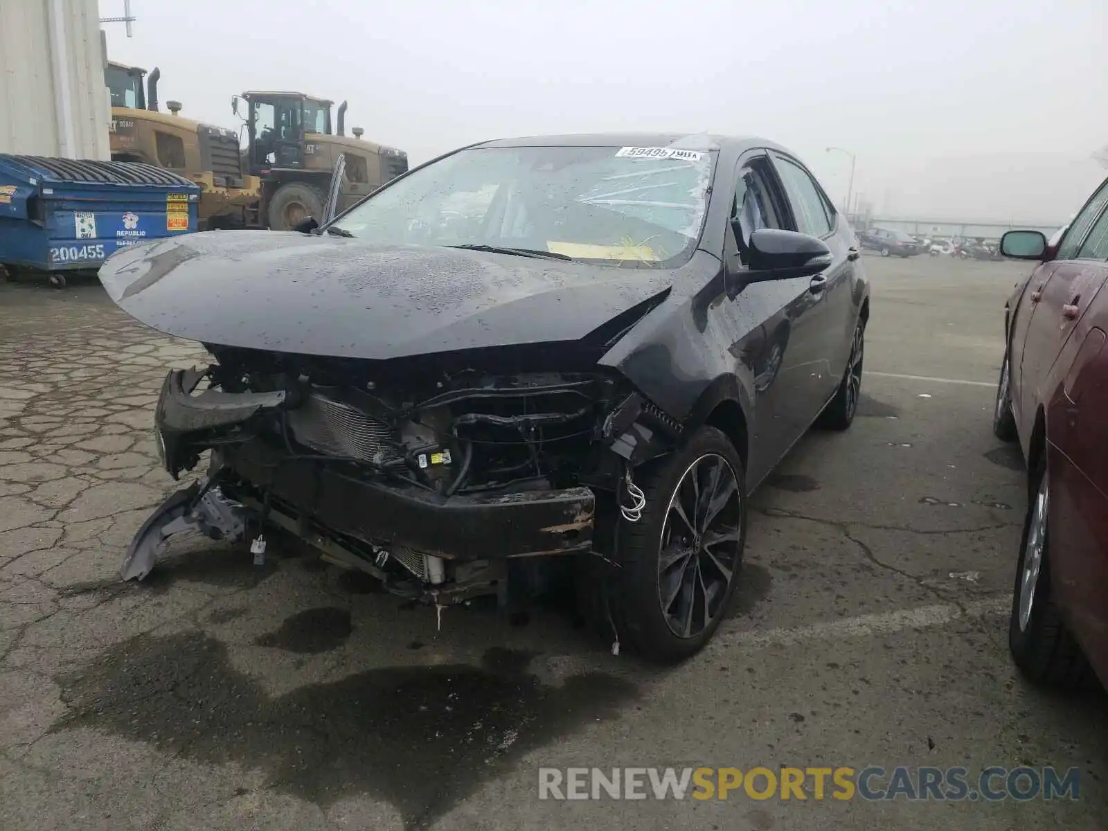 2 Photograph of a damaged car 2T1BURHE1KC228762 TOYOTA COROLLA 2019