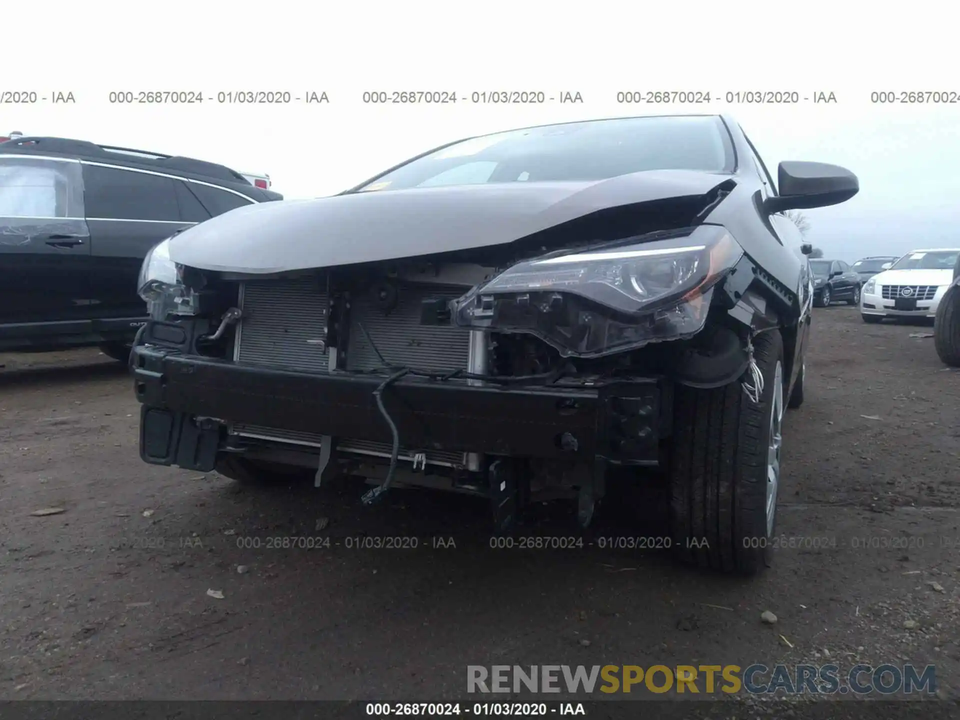 6 Photograph of a damaged car 2T1BURHE1KC228874 TOYOTA COROLLA 2019