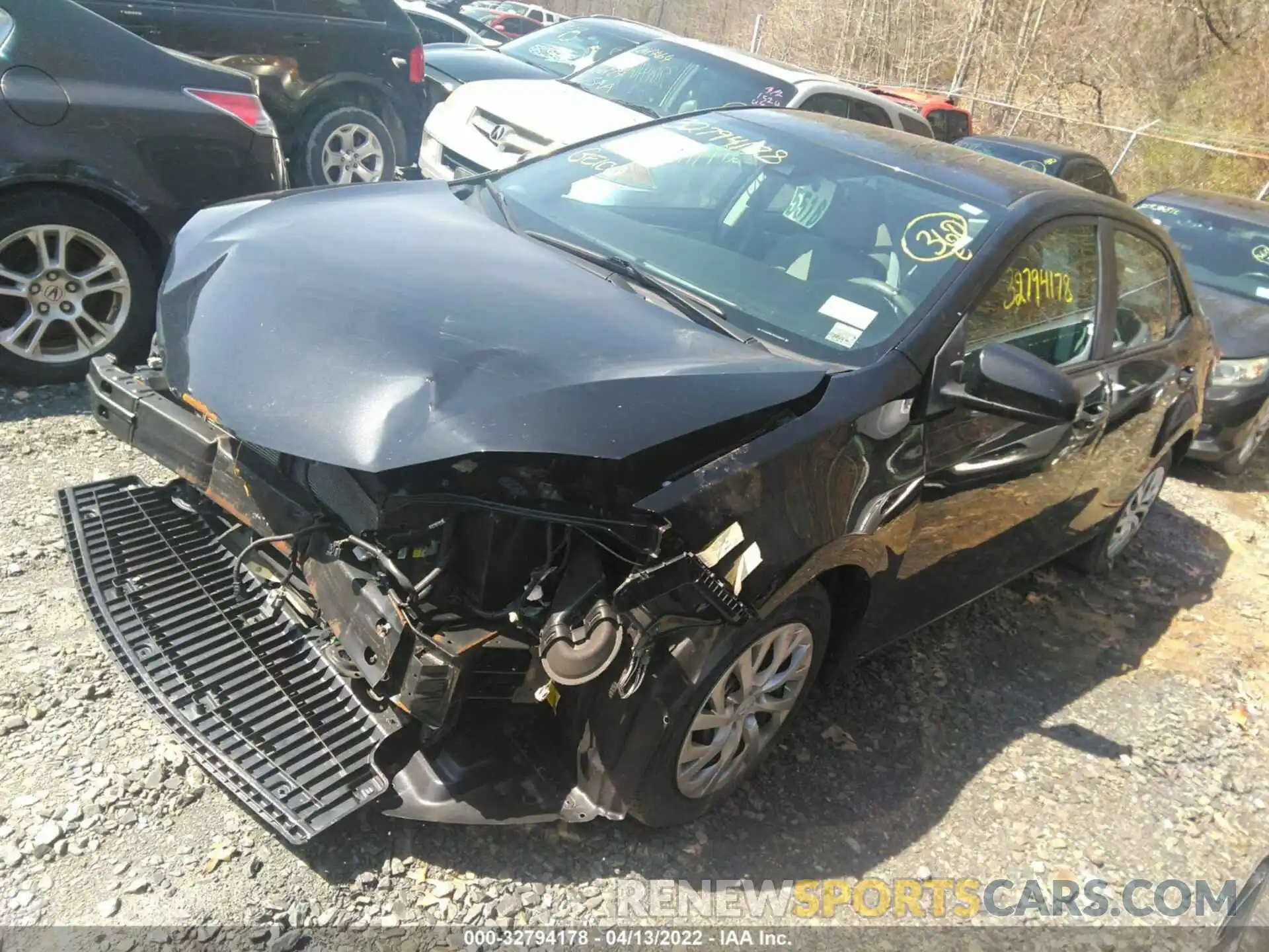 2 Photograph of a damaged car 2T1BURHE1KC229247 TOYOTA COROLLA 2019