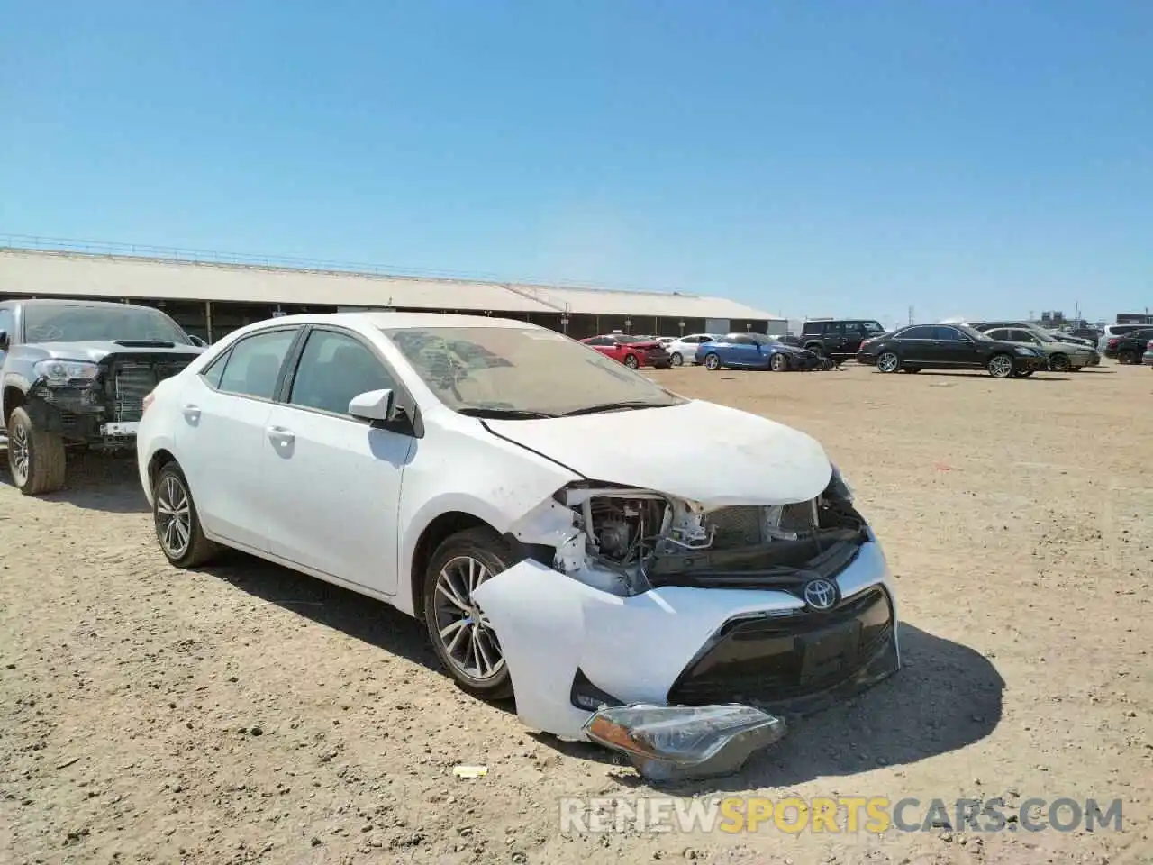 1 Photograph of a damaged car 2T1BURHE1KC229815 TOYOTA COROLLA 2019