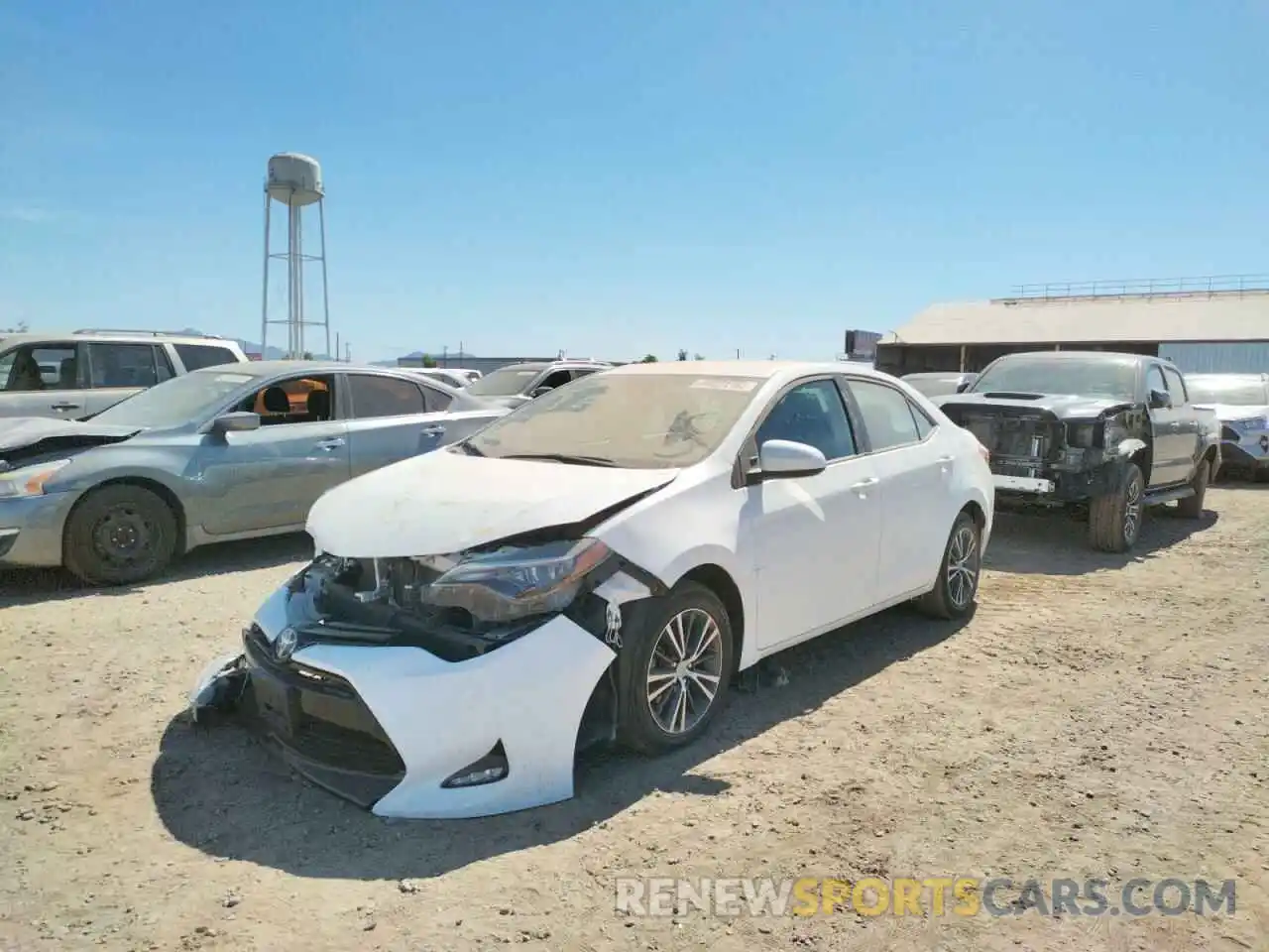 2 Photograph of a damaged car 2T1BURHE1KC229815 TOYOTA COROLLA 2019