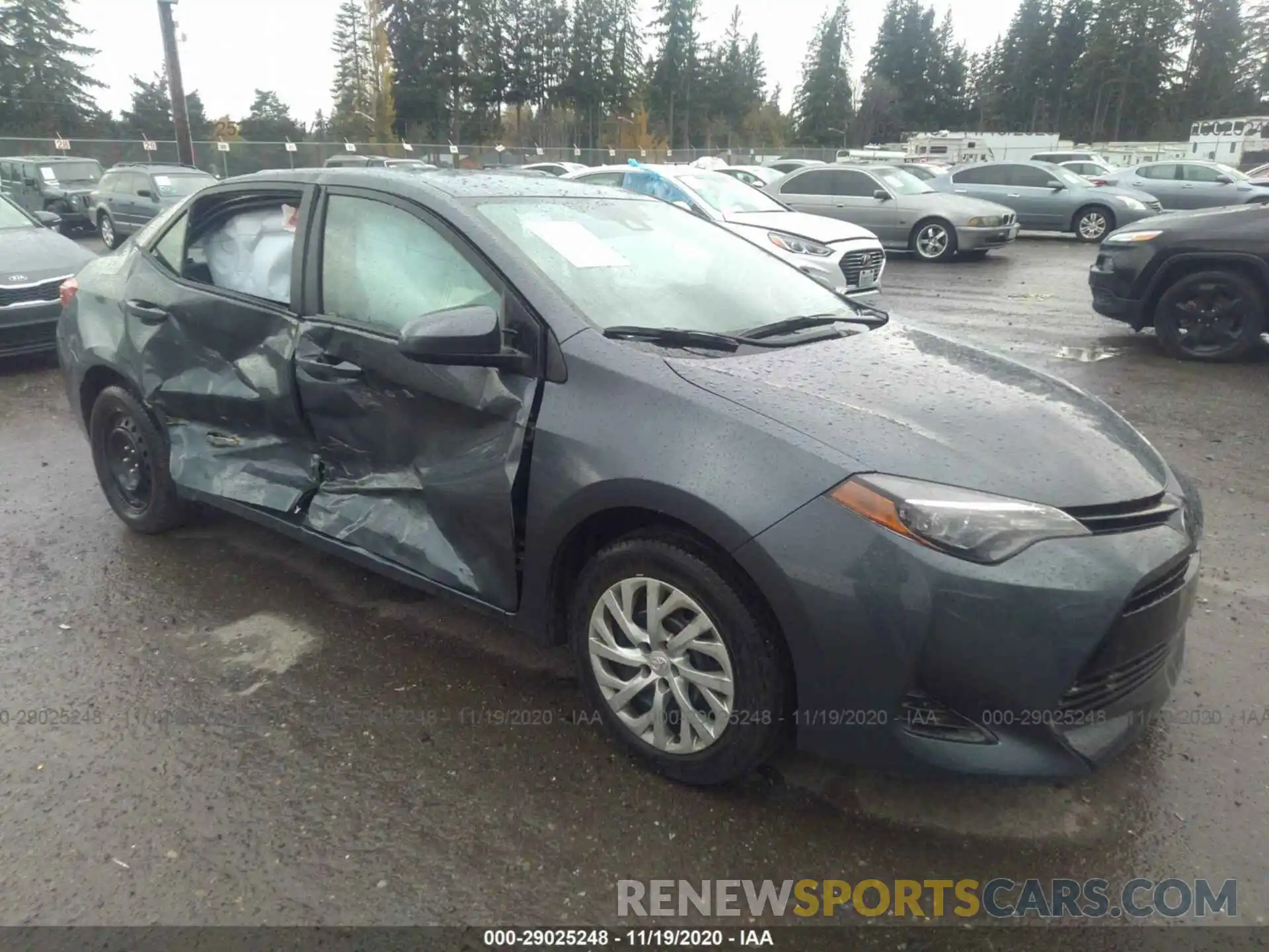 1 Photograph of a damaged car 2T1BURHE1KC230446 TOYOTA COROLLA 2019