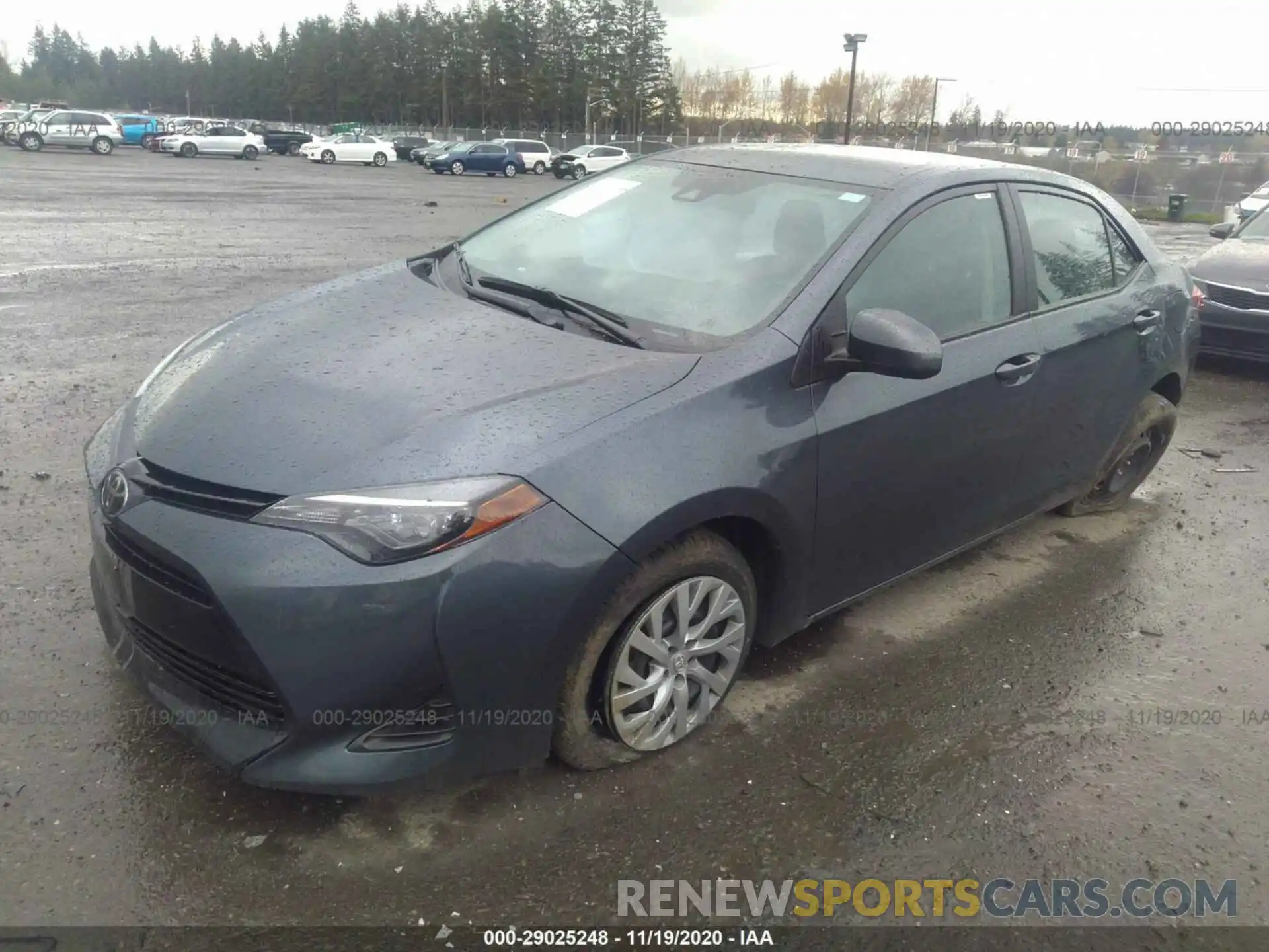 2 Photograph of a damaged car 2T1BURHE1KC230446 TOYOTA COROLLA 2019