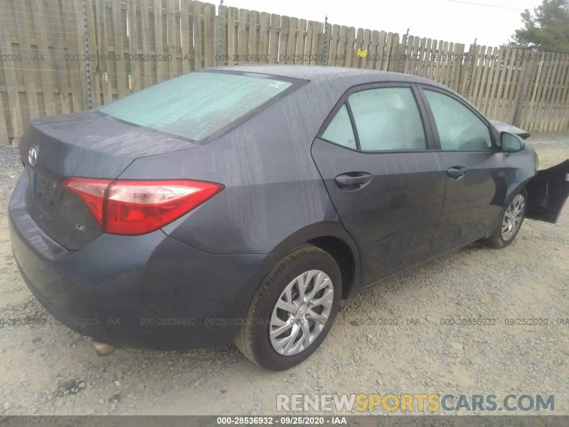 4 Photograph of a damaged car 2T1BURHE1KC230902 TOYOTA COROLLA 2019