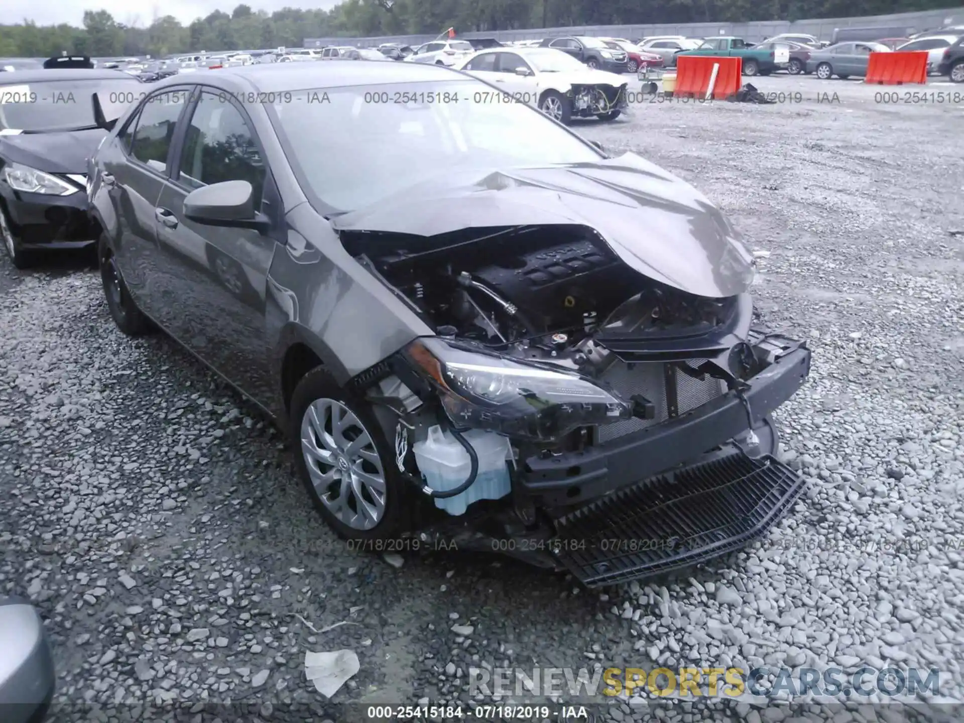 1 Photograph of a damaged car 2T1BURHE1KC230950 TOYOTA COROLLA 2019