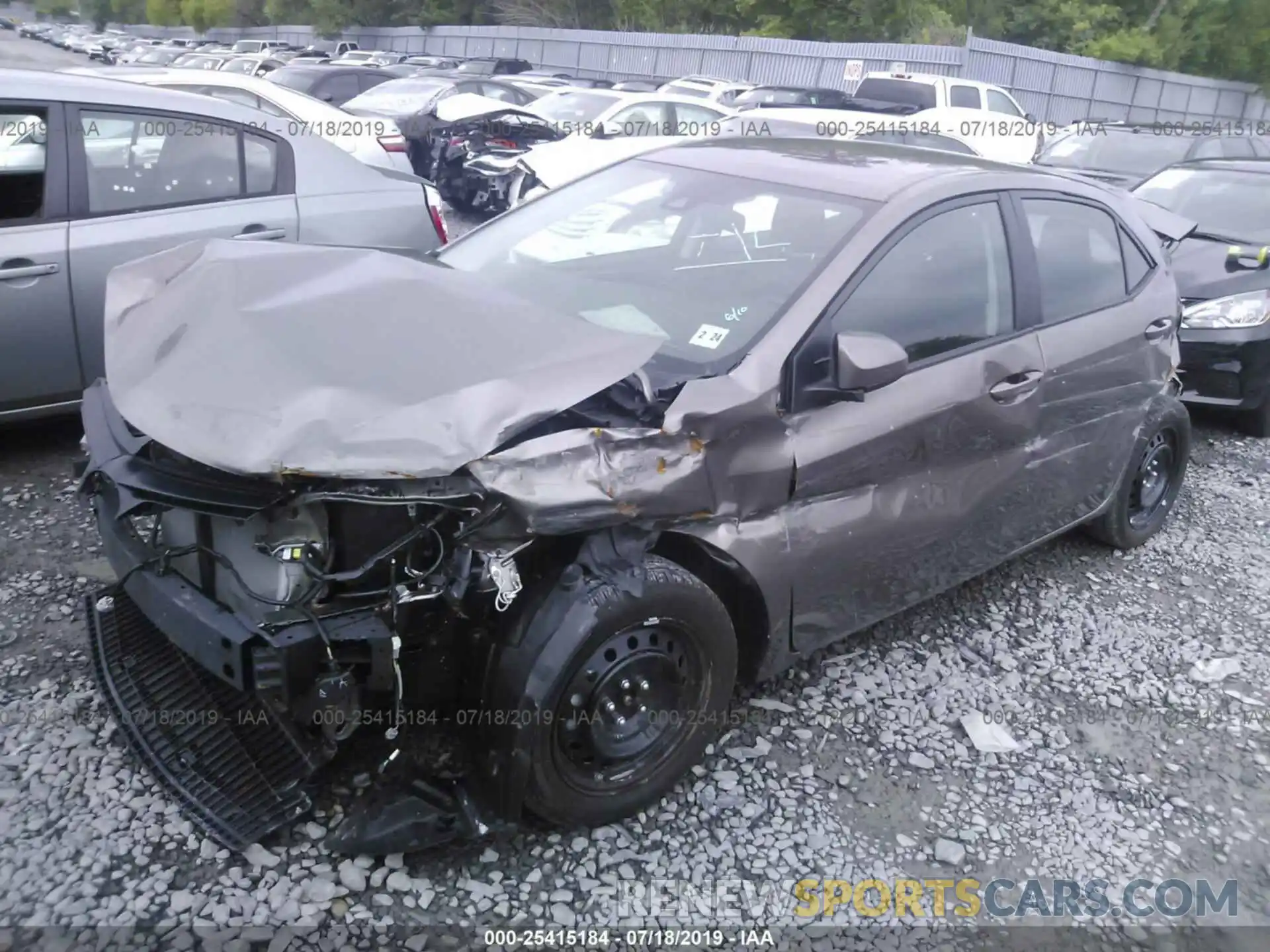 6 Photograph of a damaged car 2T1BURHE1KC230950 TOYOTA COROLLA 2019