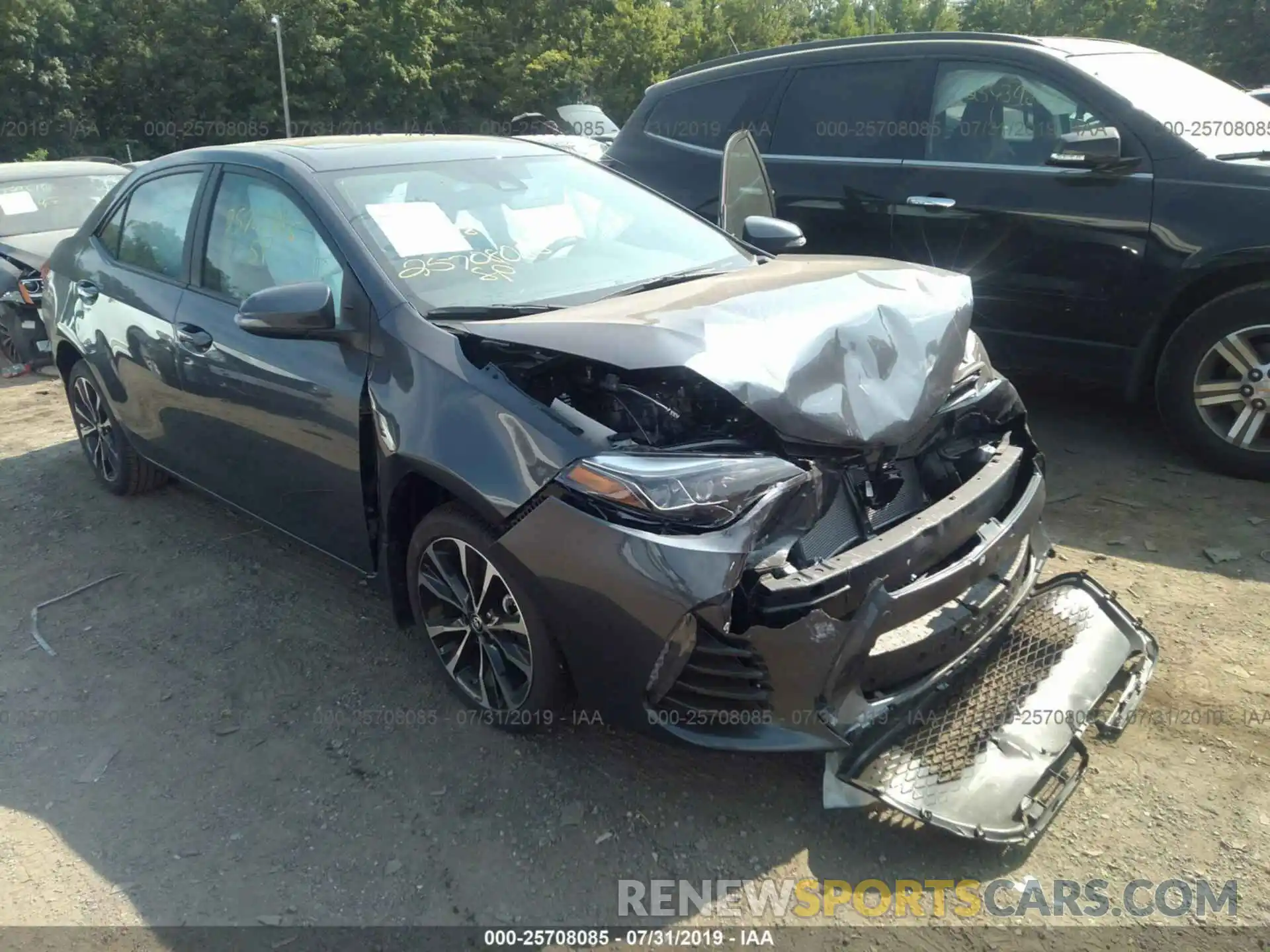 1 Photograph of a damaged car 2T1BURHE1KC231175 TOYOTA COROLLA 2019