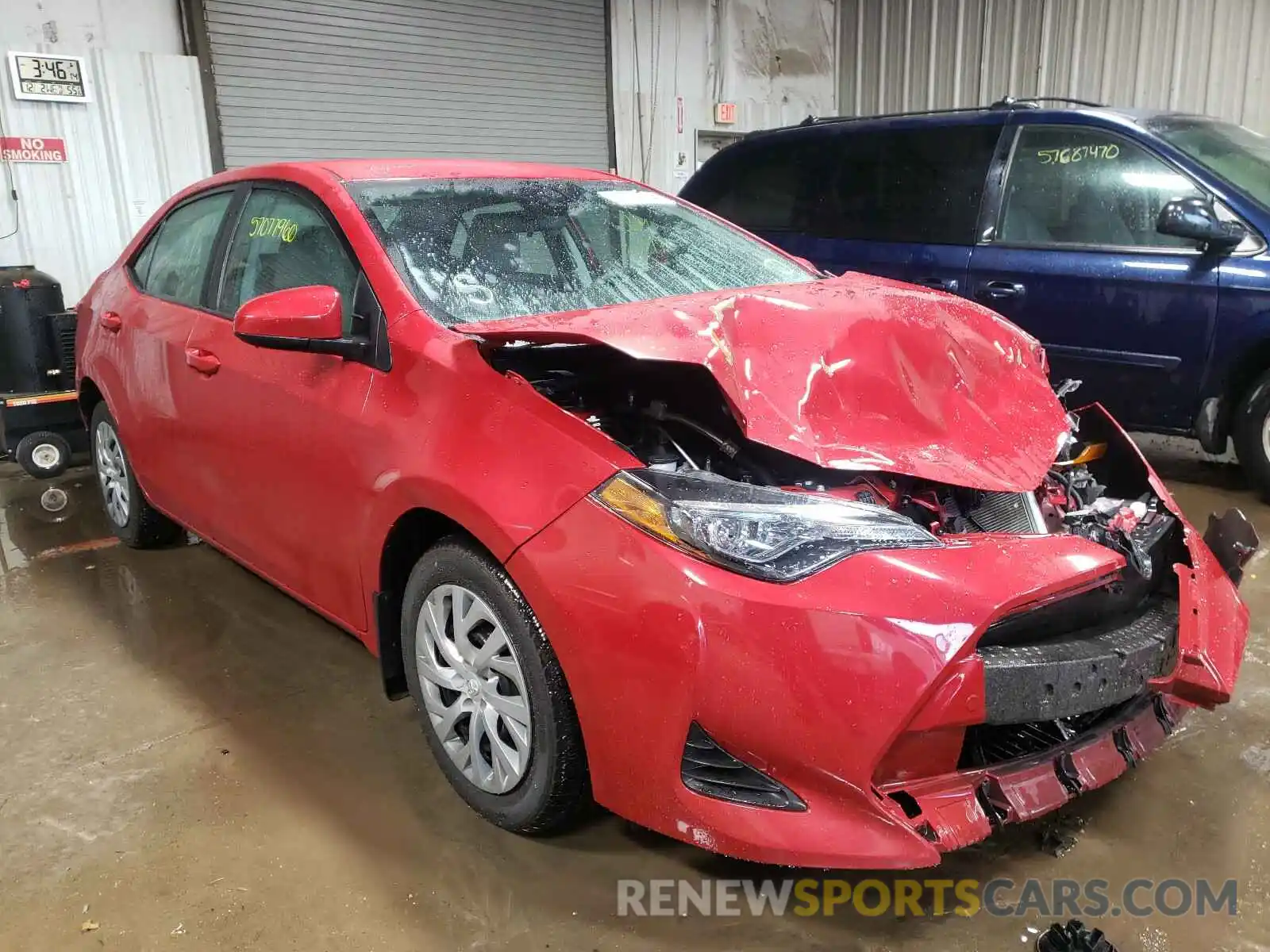 1 Photograph of a damaged car 2T1BURHE1KC231323 TOYOTA COROLLA 2019