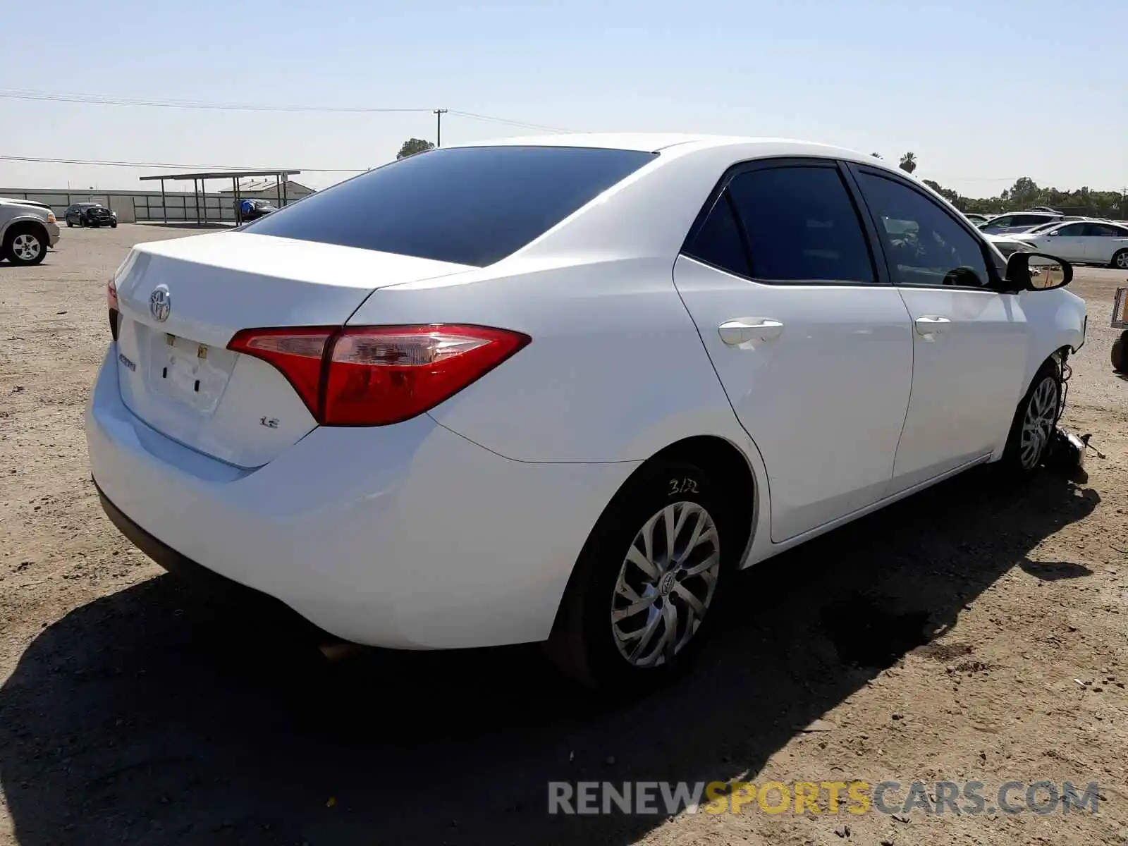 4 Photograph of a damaged car 2T1BURHE1KC232522 TOYOTA COROLLA 2019