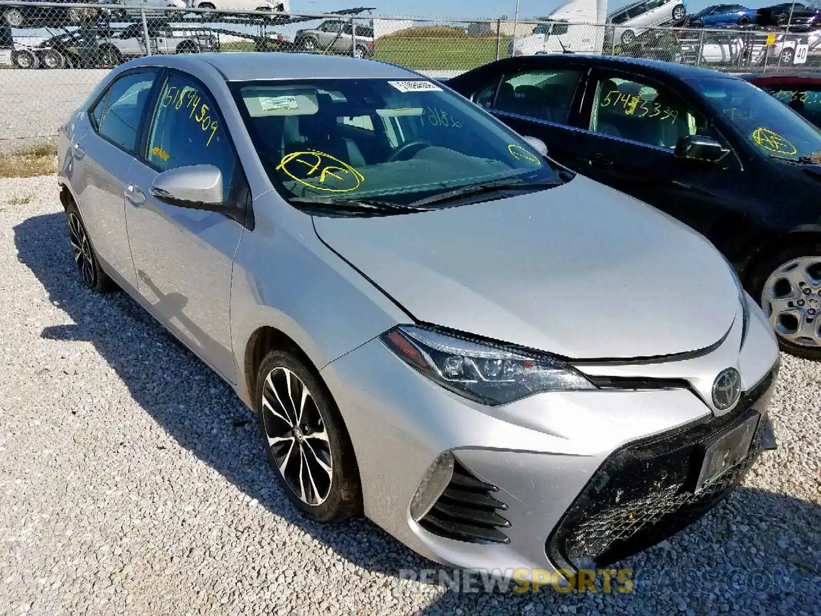 1 Photograph of a damaged car 2T1BURHE1KC232827 TOYOTA COROLLA 2019