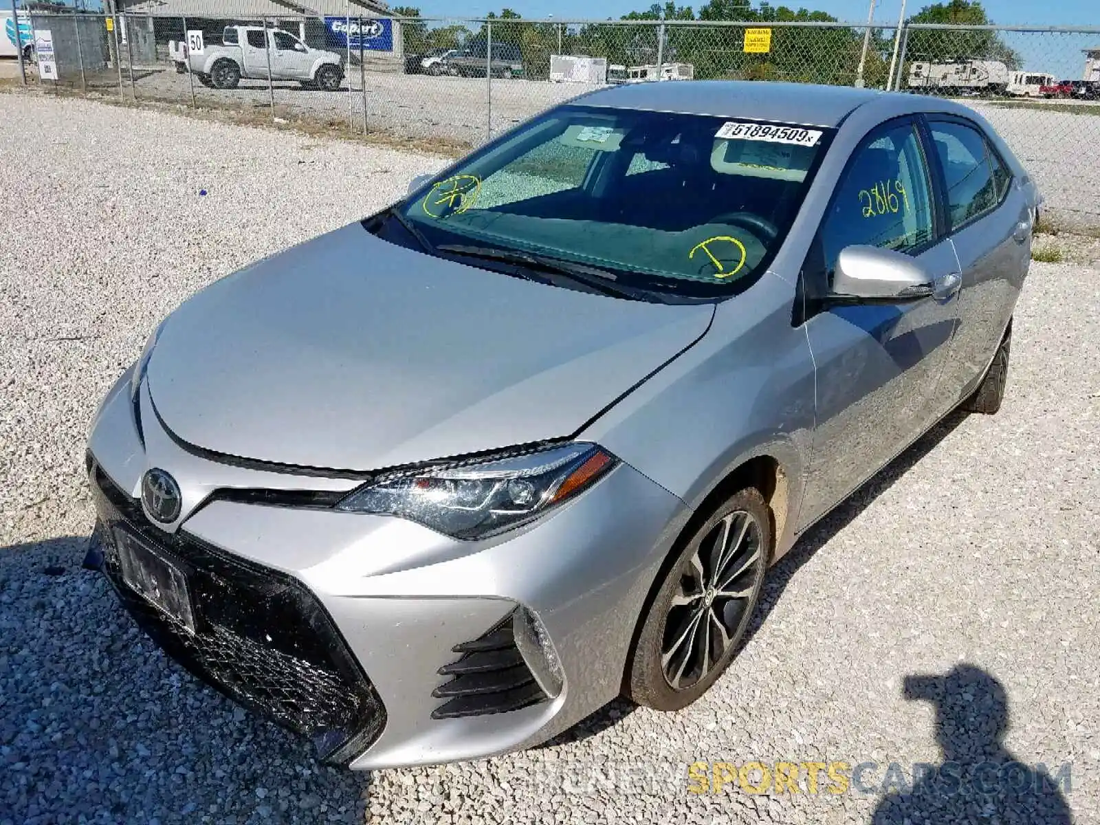 2 Photograph of a damaged car 2T1BURHE1KC232827 TOYOTA COROLLA 2019