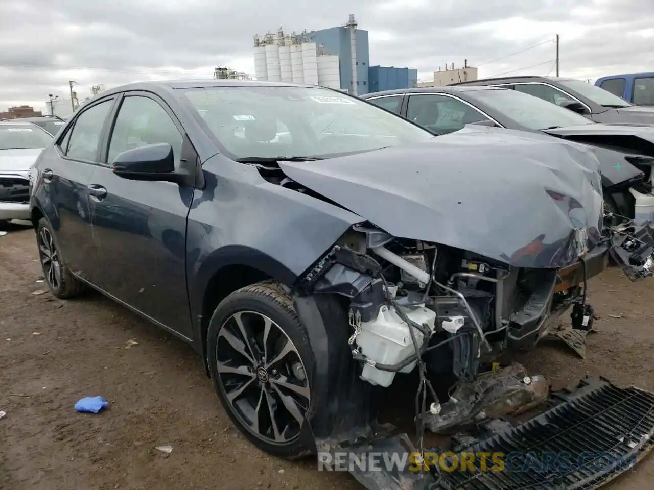 1 Photograph of a damaged car 2T1BURHE1KC233749 TOYOTA COROLLA 2019