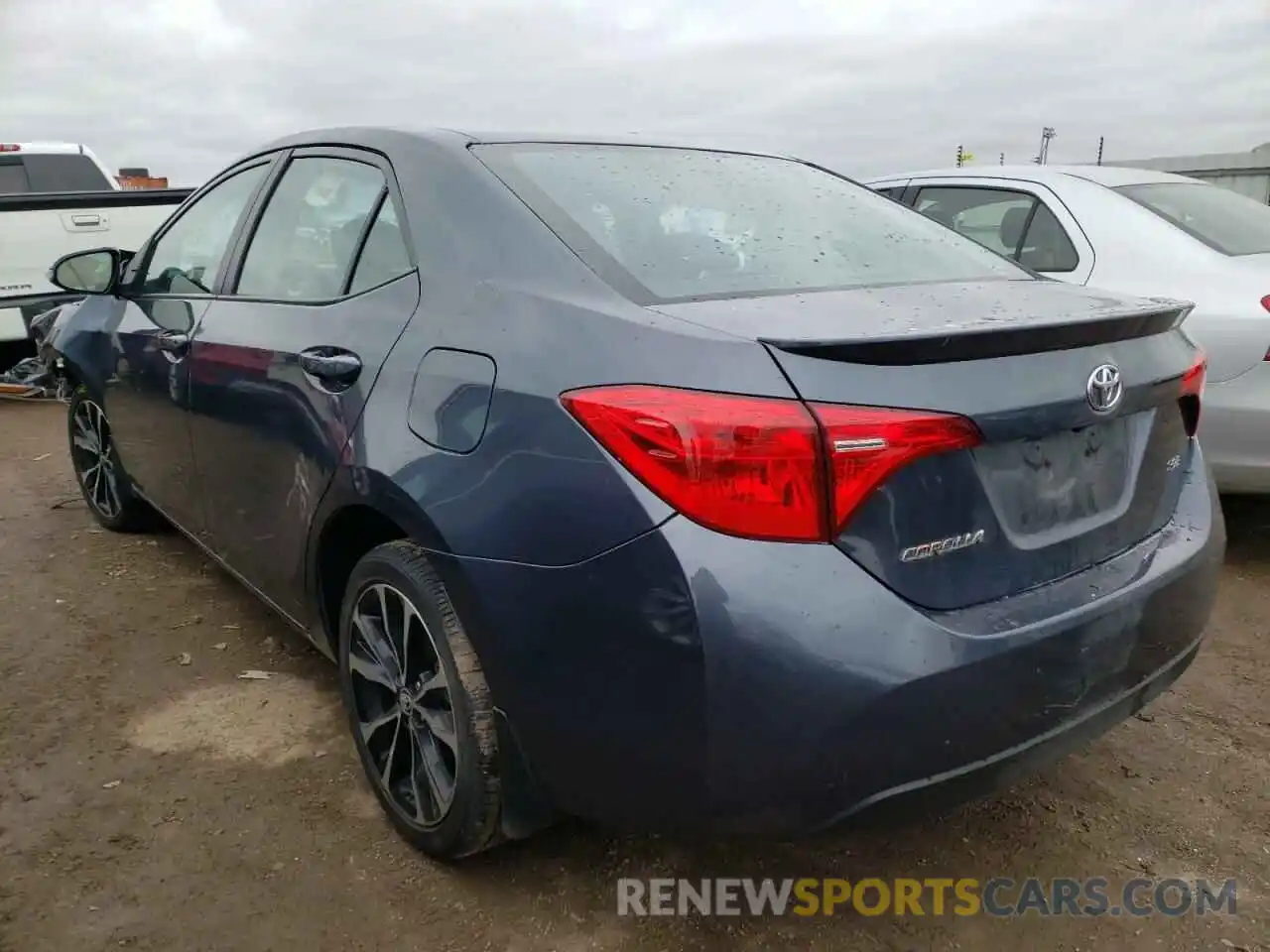 3 Photograph of a damaged car 2T1BURHE1KC233749 TOYOTA COROLLA 2019